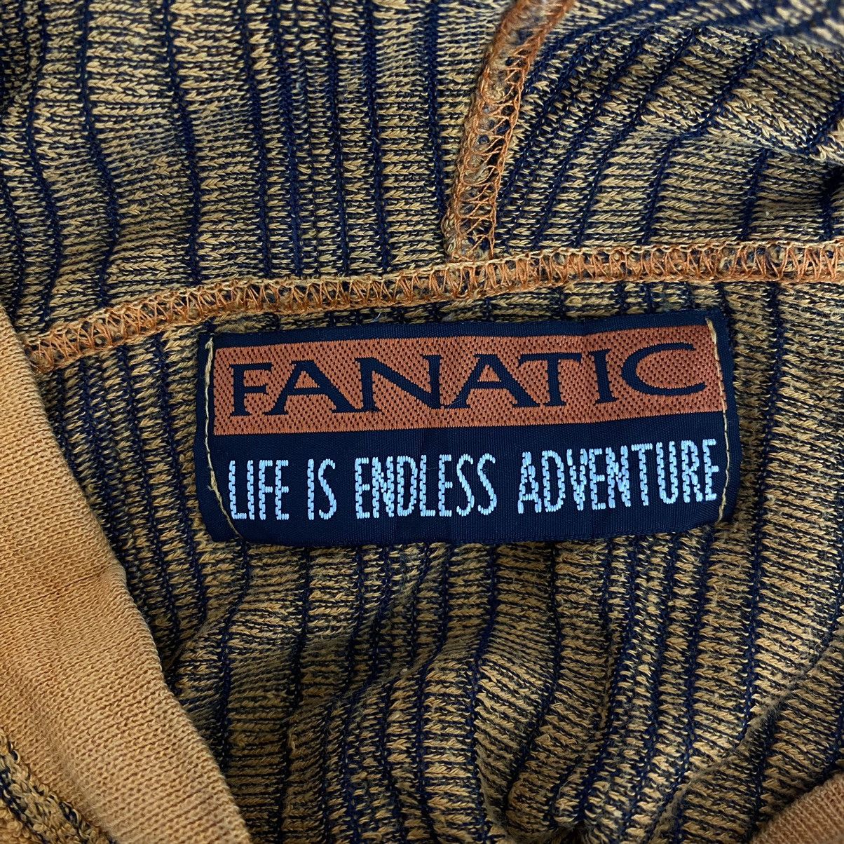 Vintage FANATIC Life Is Endless Adventure Embroidered Logo Stipes Size US L / EU 52-54 / 3 - 5 Thumbnail