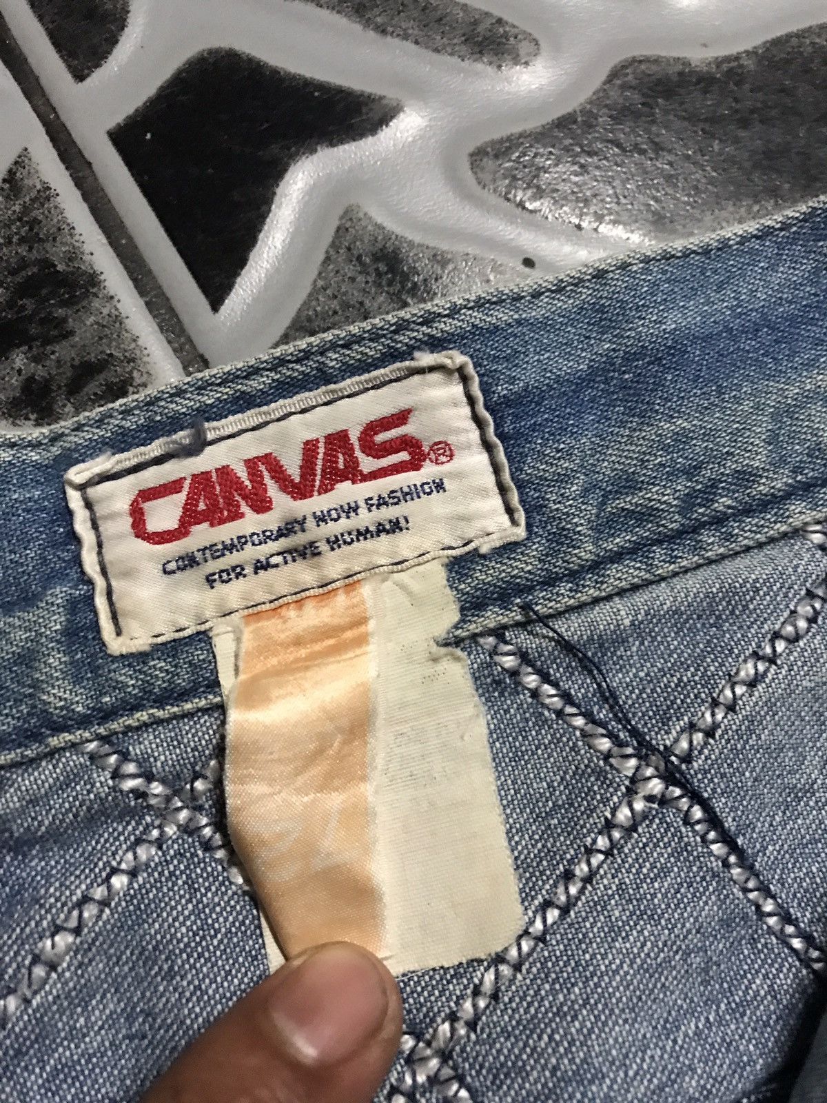 Canvas Vintage Canvas Cropped jeans Size US 28 / EU 44 - 12 Thumbnail