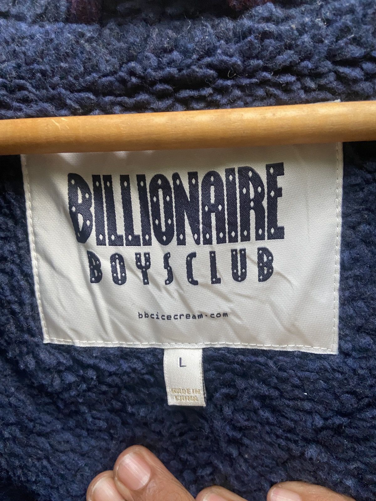 Billionaire Boys Club × Icecream BBC Ice Cream Checkered Wool Hooded Bomber Jacket Size US L / EU 52-54 / 3 - 8 Thumbnail