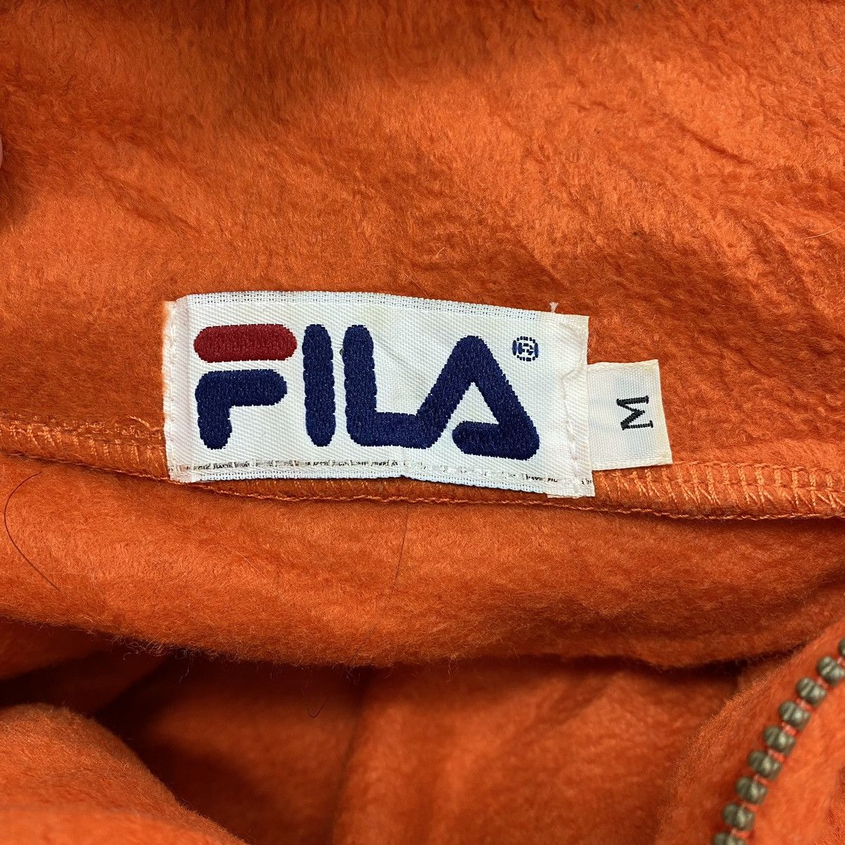 Fila FILA ITALY Half Zipper Embroidered Logo Orange Sweatshirt Size US M / EU 48-50 / 2 - 6 Thumbnail