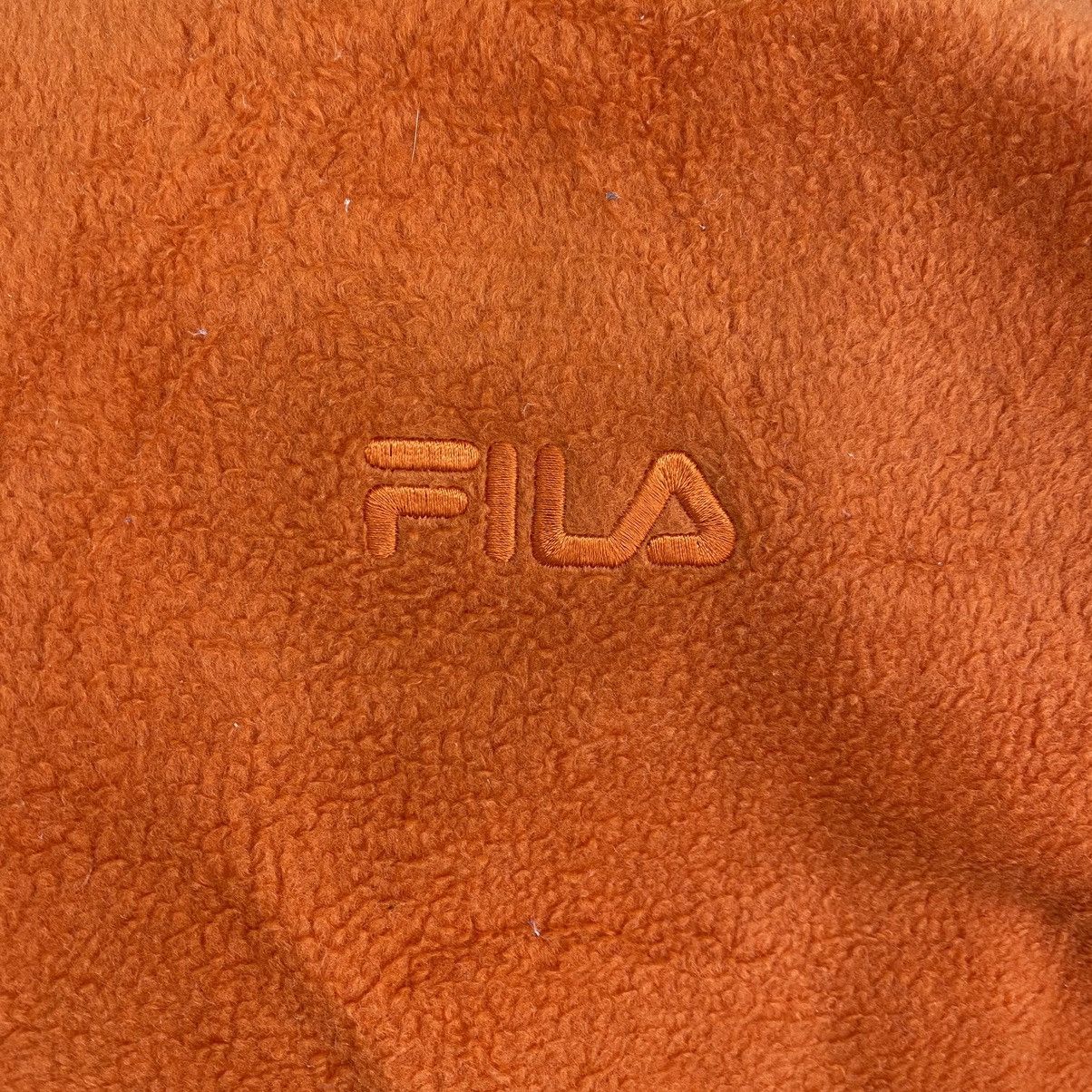 Fila FILA ITALY Half Zipper Embroidered Logo Orange Sweatshirt Size US M / EU 48-50 / 2 - 4 Thumbnail