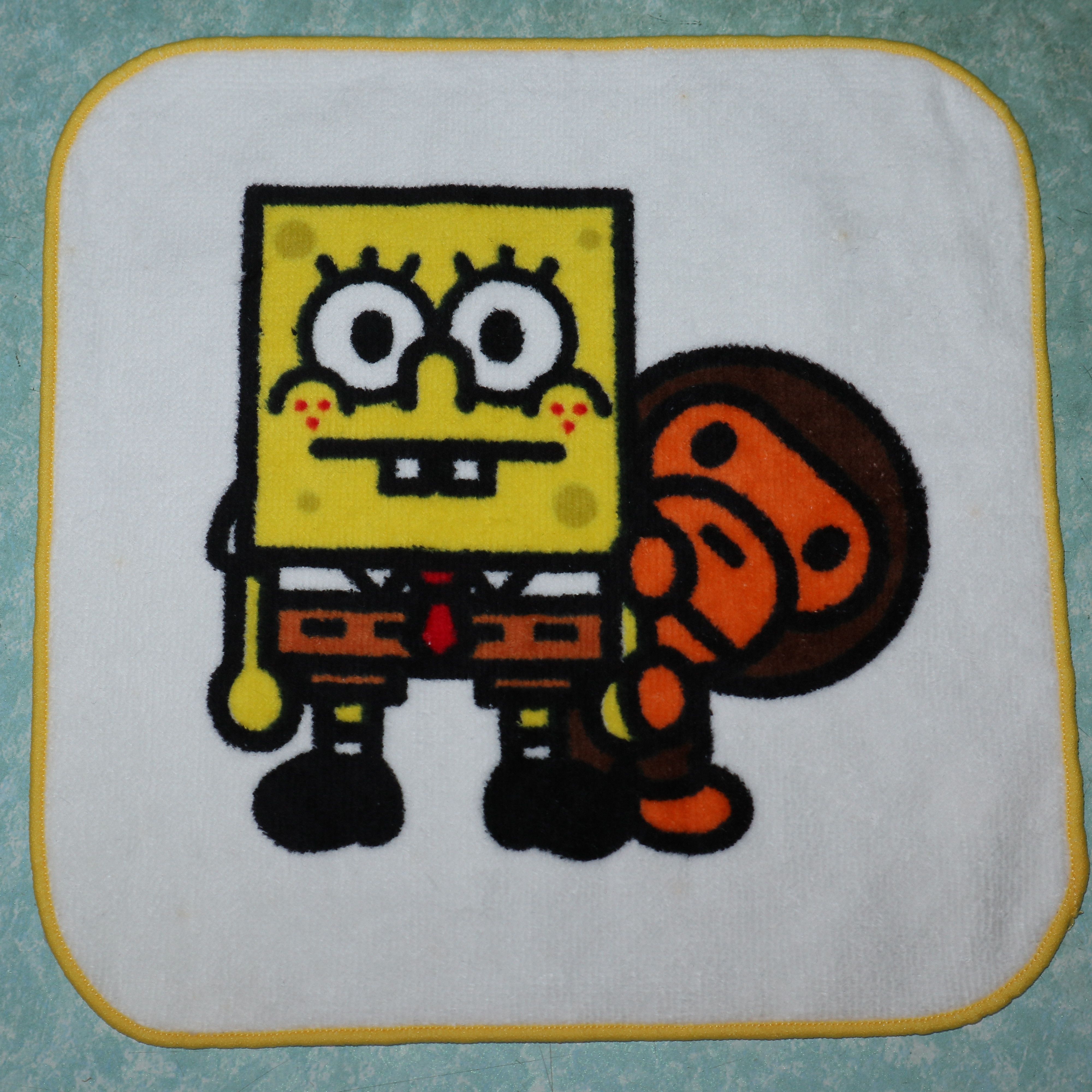 Bape × Nickelodeon Bape x Nickelodeon Spongebob Baby Milo Hand Towel 2008 Size ONE SIZE - 1 Thumbnail