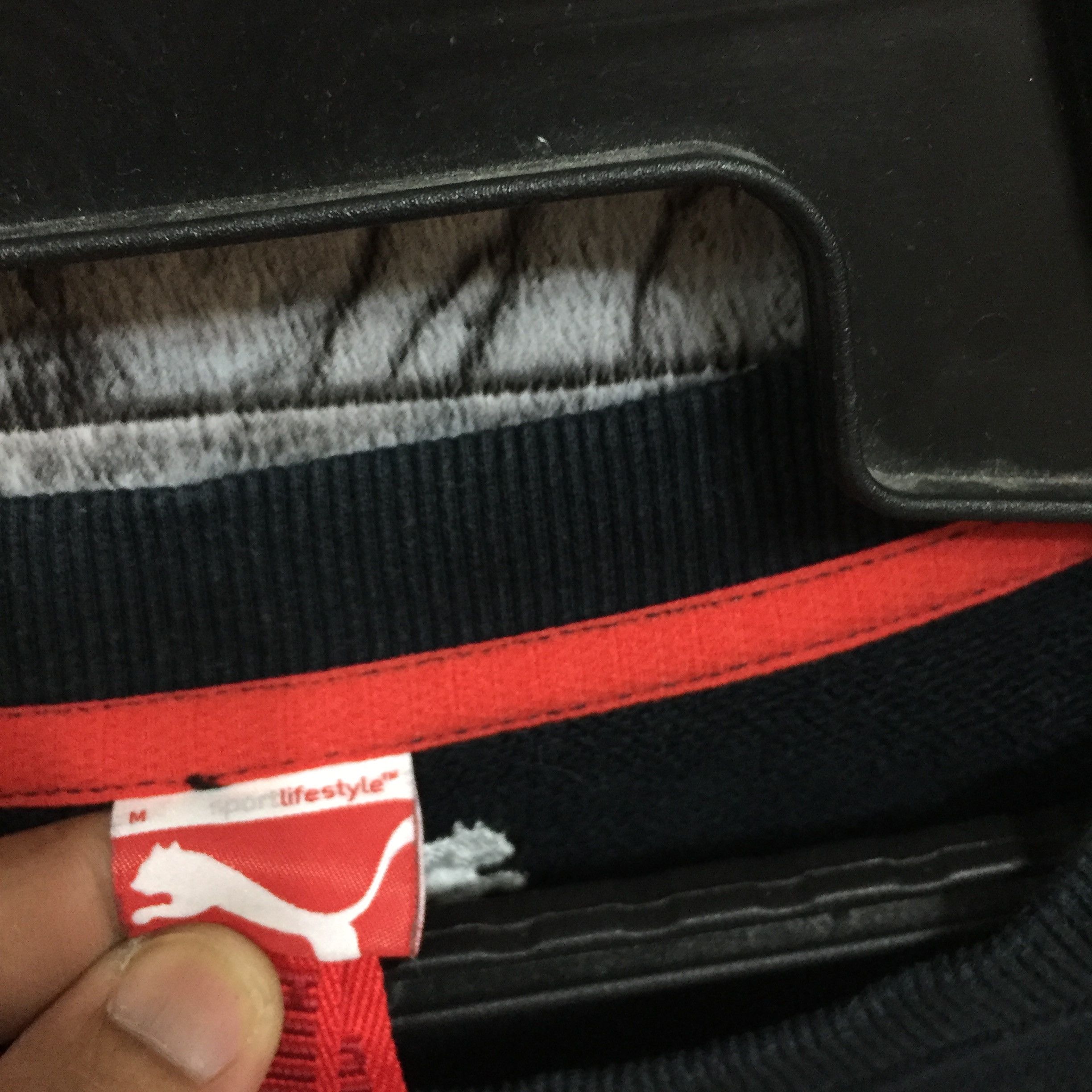Puma Vintage Puma sweatshirt embroidered big logo size M black Size US M / EU 48-50 / 2 - 3 Thumbnail