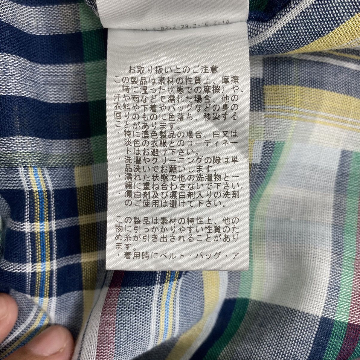 Japanese Brand BEAMS HEART Japanese Brand Tartan Check Shirt Button Up Size US M / EU 48-50 / 2 - 6 Thumbnail