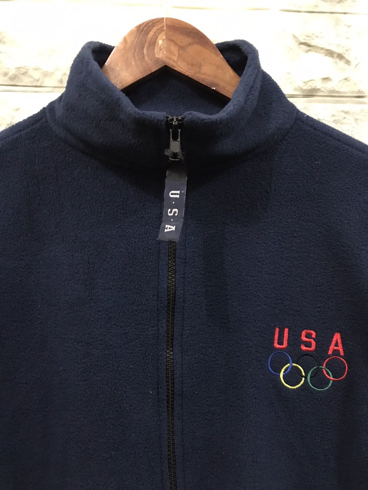 Vintage USA Olympic Fleece Jacket