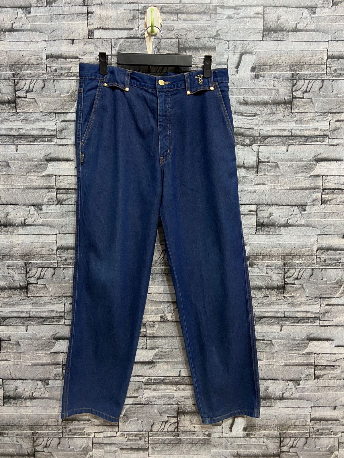 Trussardi Vintage Trussardi Jeans logo embroidered size 50 fit W31 Size US 31 - 5 Thumbnail
