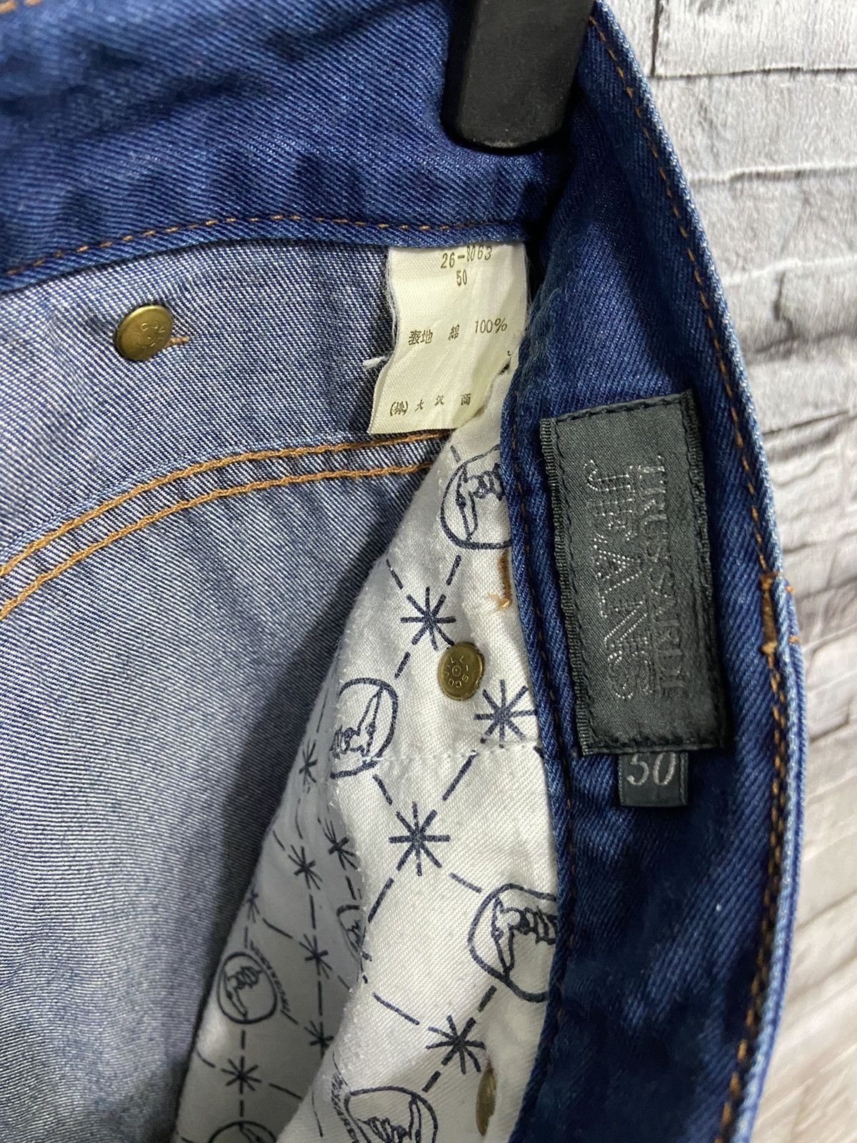 Trussardi Vintage Trussardi Jeans logo embroidered size 50 fit W31 Size US 31 - 9 Thumbnail