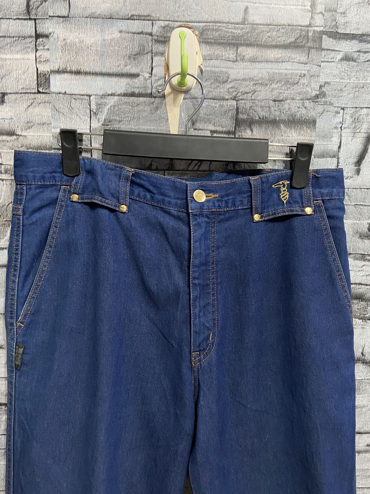 Trussardi Vintage Trussardi Jeans logo embroidered size 50 fit W31 Size US 31 - 6 Thumbnail