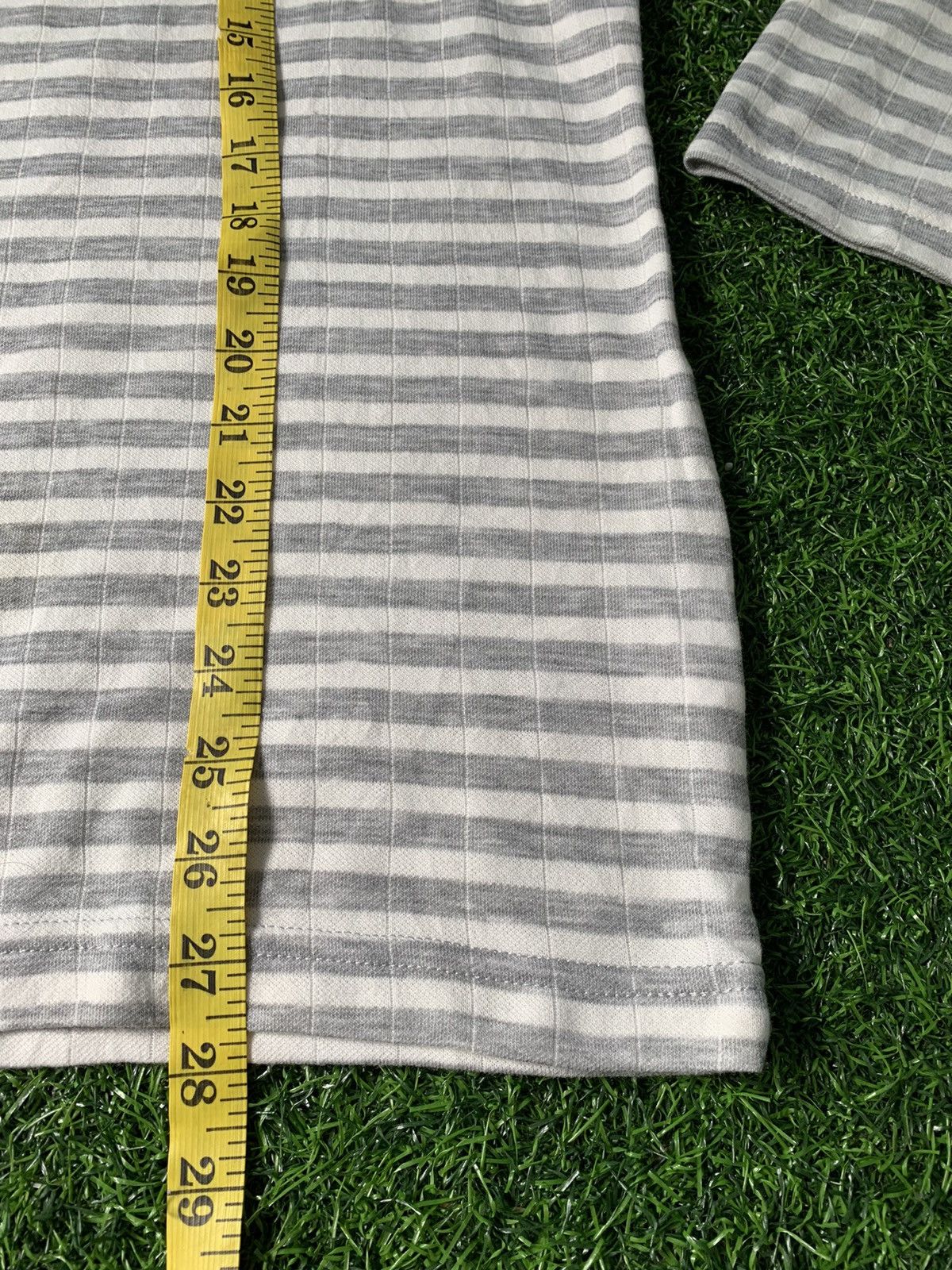 Hiroko Koshino Homme Hiroko Koshino Homme Pocket Tee Striped Size US L / EU 52-54 / 3 - 6 Thumbnail
