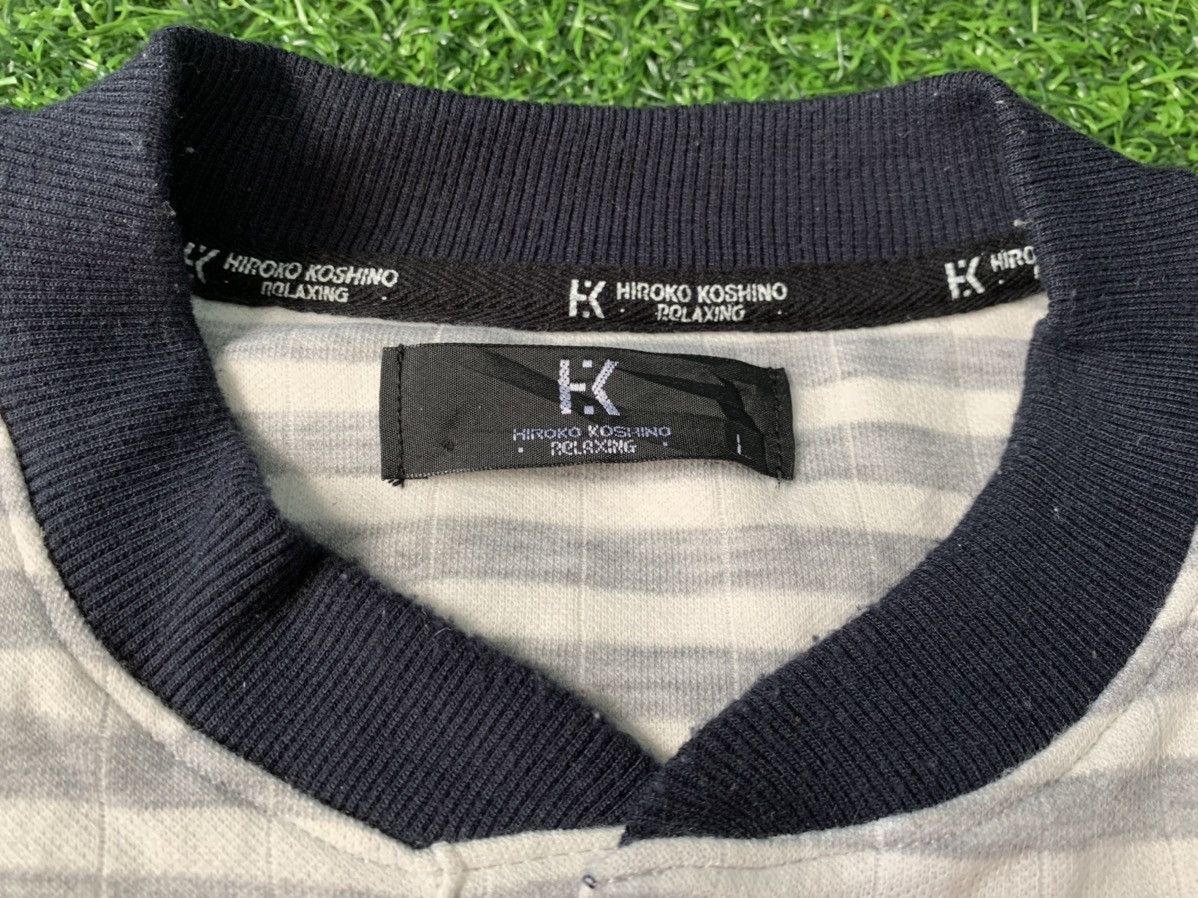 Hiroko Koshino Homme Hiroko Koshino Homme Pocket Tee Striped Size US L / EU 52-54 / 3 - 2 Thumbnail
