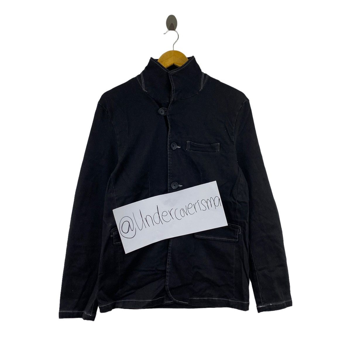 Vintage Vintage PAPERBAG Japanese Brand Black Jeans Button Up Shirt Size US L / EU 52-54 / 3 - 1 Thumbnail