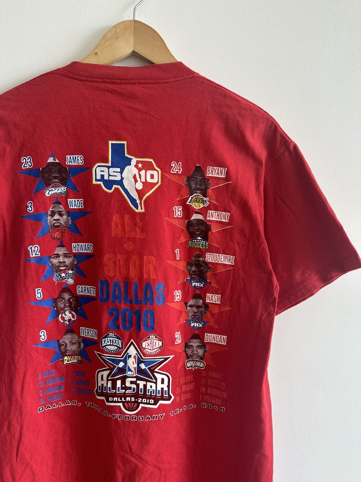 NBA × Rap Tees × Vintage Vintage All-Star NBA 2010 Dallas Raptees Rare sz Large USA Size US L / EU 52-54 / 3 - 1 Thumbnail