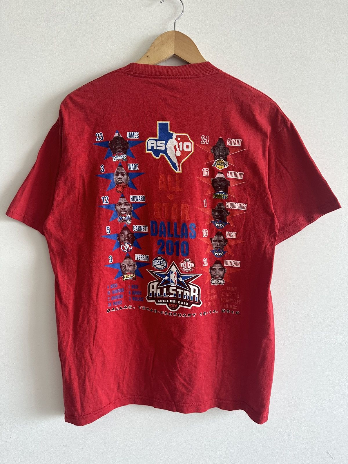 NBA × Rap Tees × Vintage Vintage All-Star NBA 2010 Dallas Raptees Rare sz Large USA Size US L / EU 52-54 / 3 - 3 Thumbnail