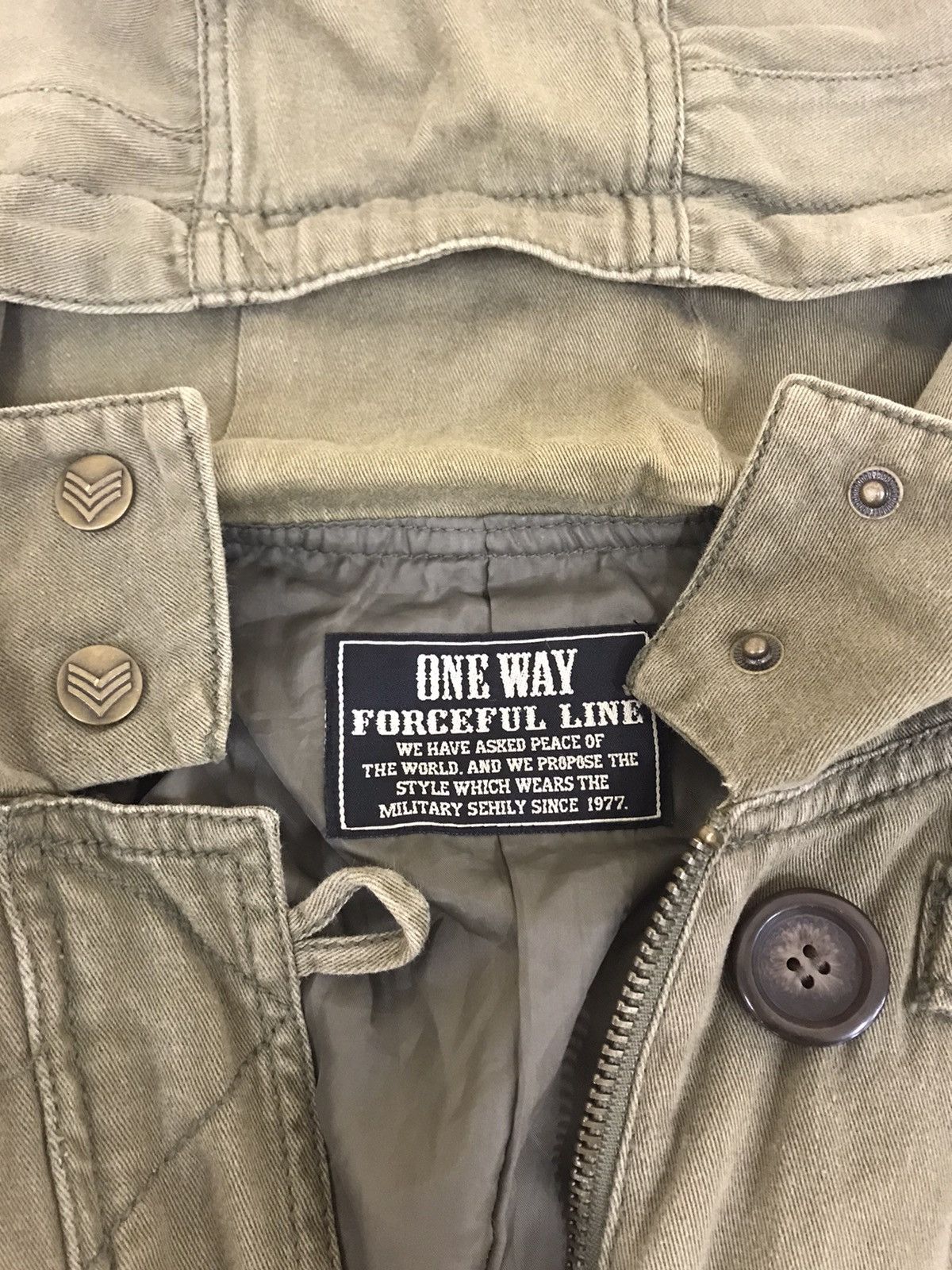 Vintage One Way Forceful Line Military Sehily Long Jacket Size S / US 4 / IT 40 - 21 Thumbnail