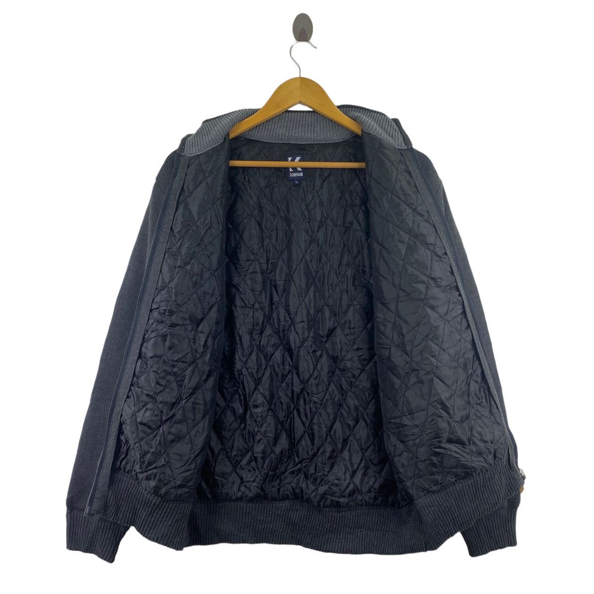 Kansai Yamamoto Vintage 90s KANSAI YAMAMOTO Japanese Brand Full Zipper Black Size US L / EU 52-54 / 3 - 9 Thumbnail