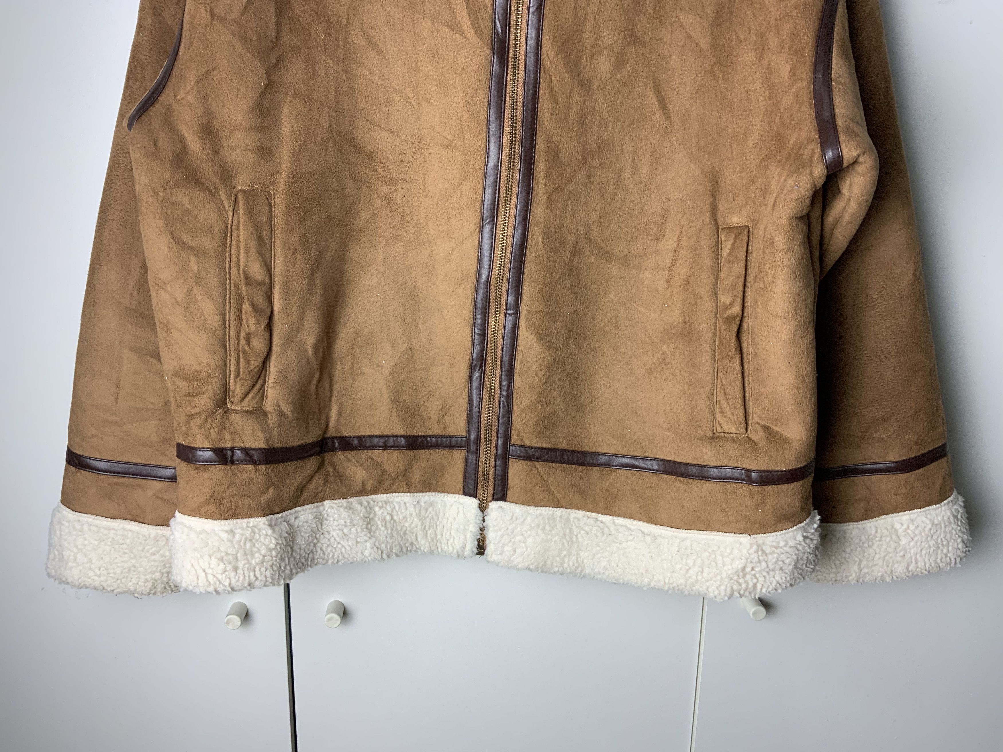 Japanese Brand Faux Fur Leather Winter Session Light Jacket Size US M / EU 48-50 / 2 - 5 Thumbnail