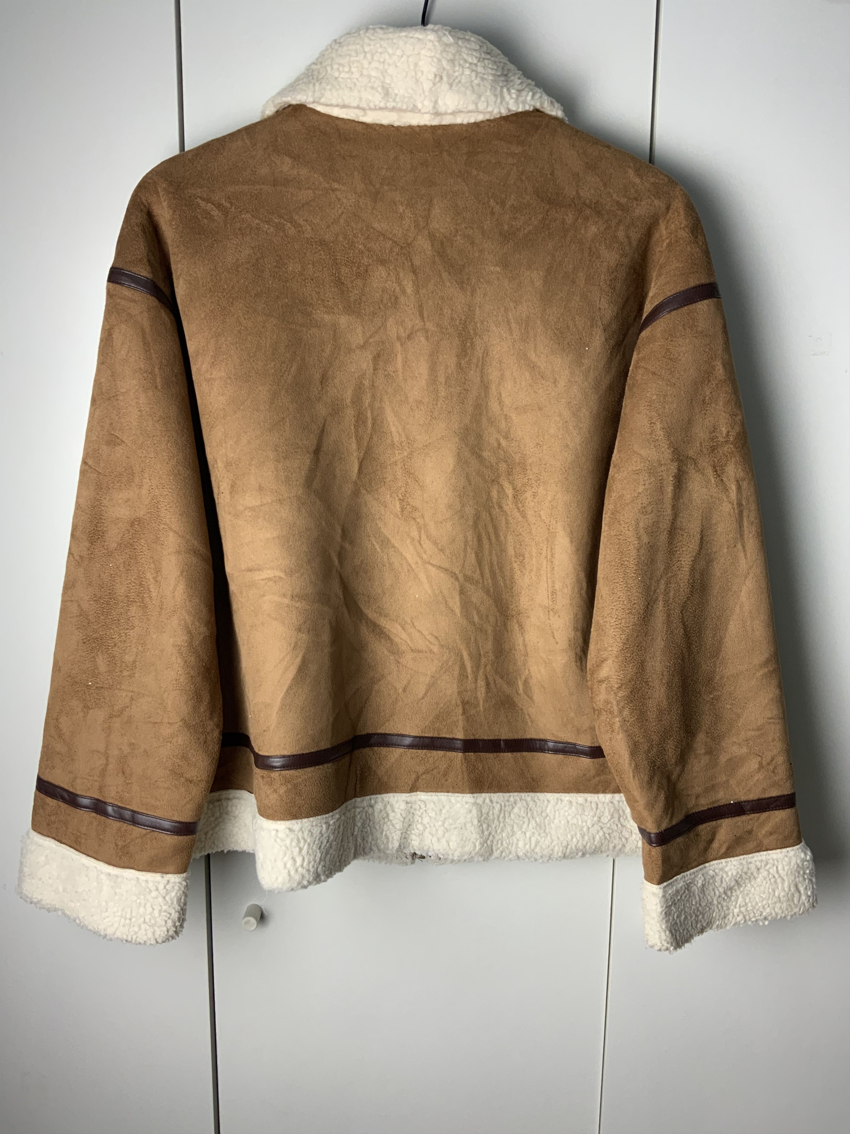 Japanese Brand Faux Fur Leather Winter Session Light Jacket Size US M / EU 48-50 / 2 - 2 Thumbnail