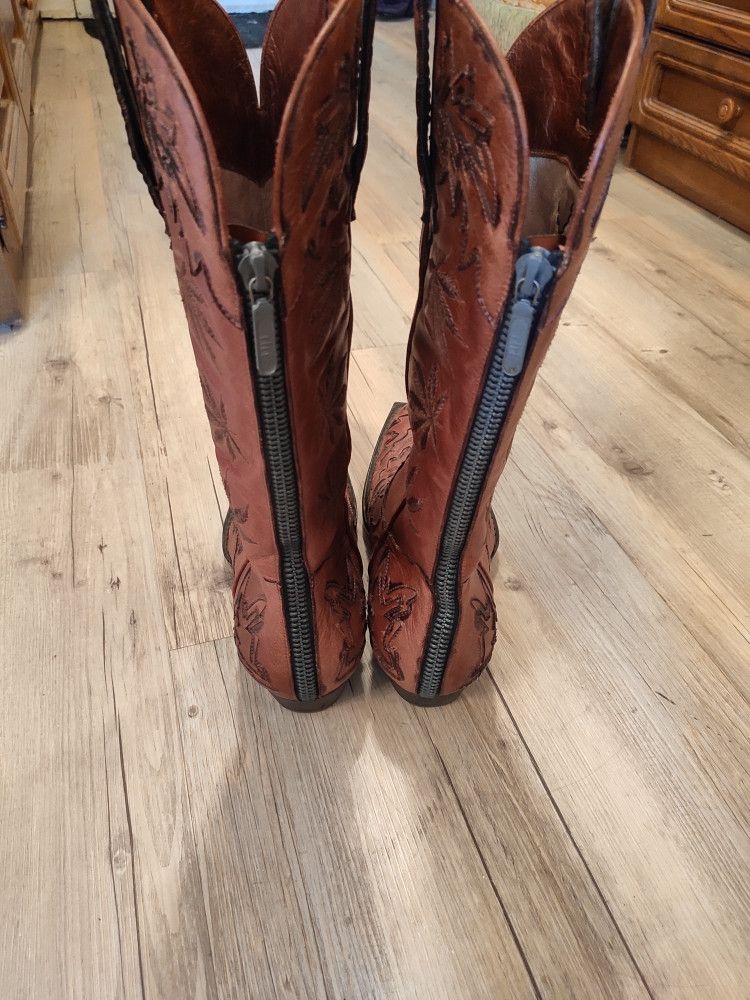 Denis Simachev GRAIL! Embroidered cowboy boots.Like Saint Laurent or Gucci Size US 9 / EU 42 - 8 Thumbnail