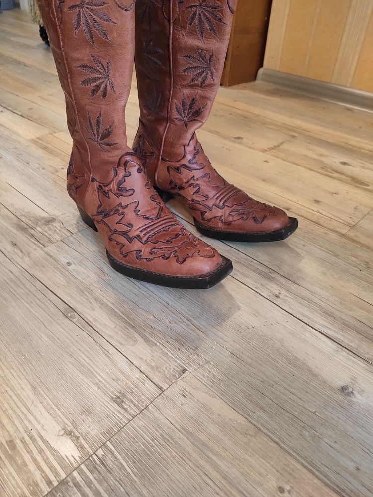 Denis Simachev GRAIL! Embroidered cowboy boots.Like Saint Laurent or Gucci Size US 9 / EU 42 - 6 Thumbnail