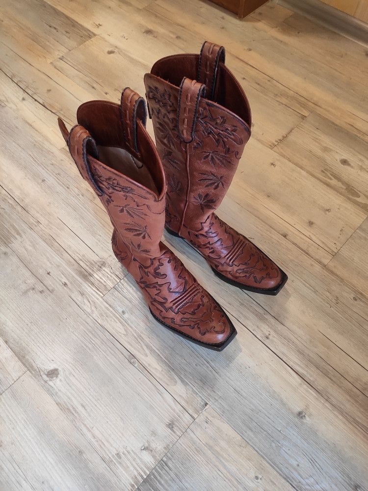 Denis Simachev GRAIL! Embroidered cowboy boots.Like Saint Laurent or Gucci Size US 9 / EU 42 - 5 Thumbnail