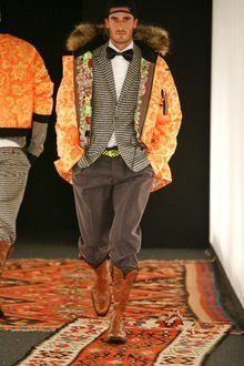 Denis Simachev GRAIL! Embroidered cowboy boots.Like Saint Laurent or Gucci Size US 9 / EU 42 - 3 Thumbnail