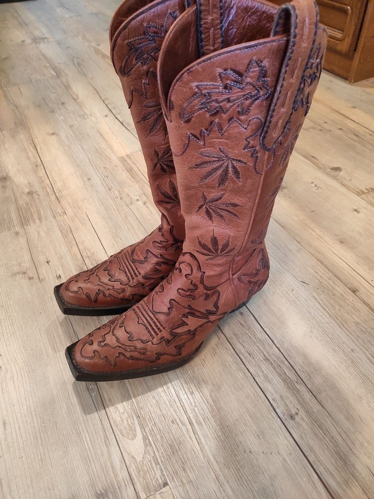 Denis Simachev GRAIL! Embroidered cowboy boots.Like Saint Laurent or Gucci Size US 9 / EU 42 - 7 Thumbnail