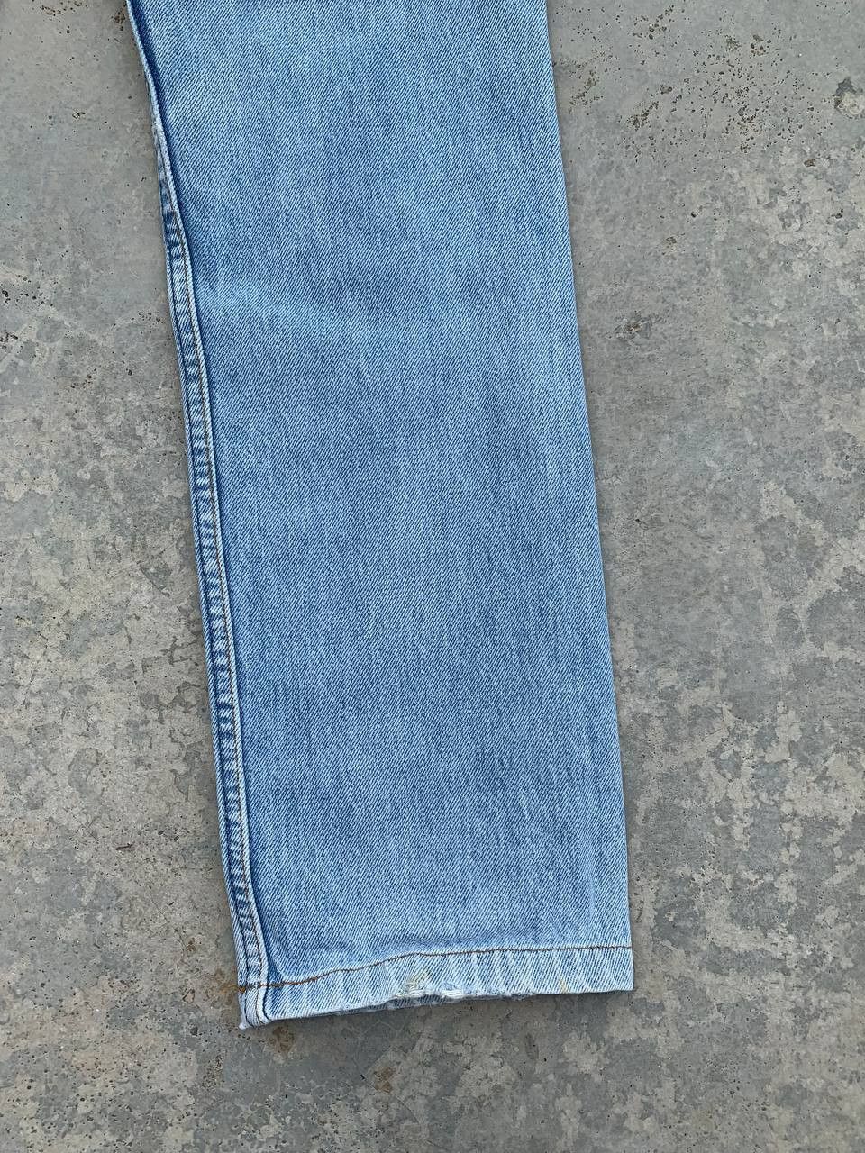 Levi's Levis 501 Button Fly Light Washed Distressed Vintage Jeans Size US 26 / EU 42 - 14 Thumbnail