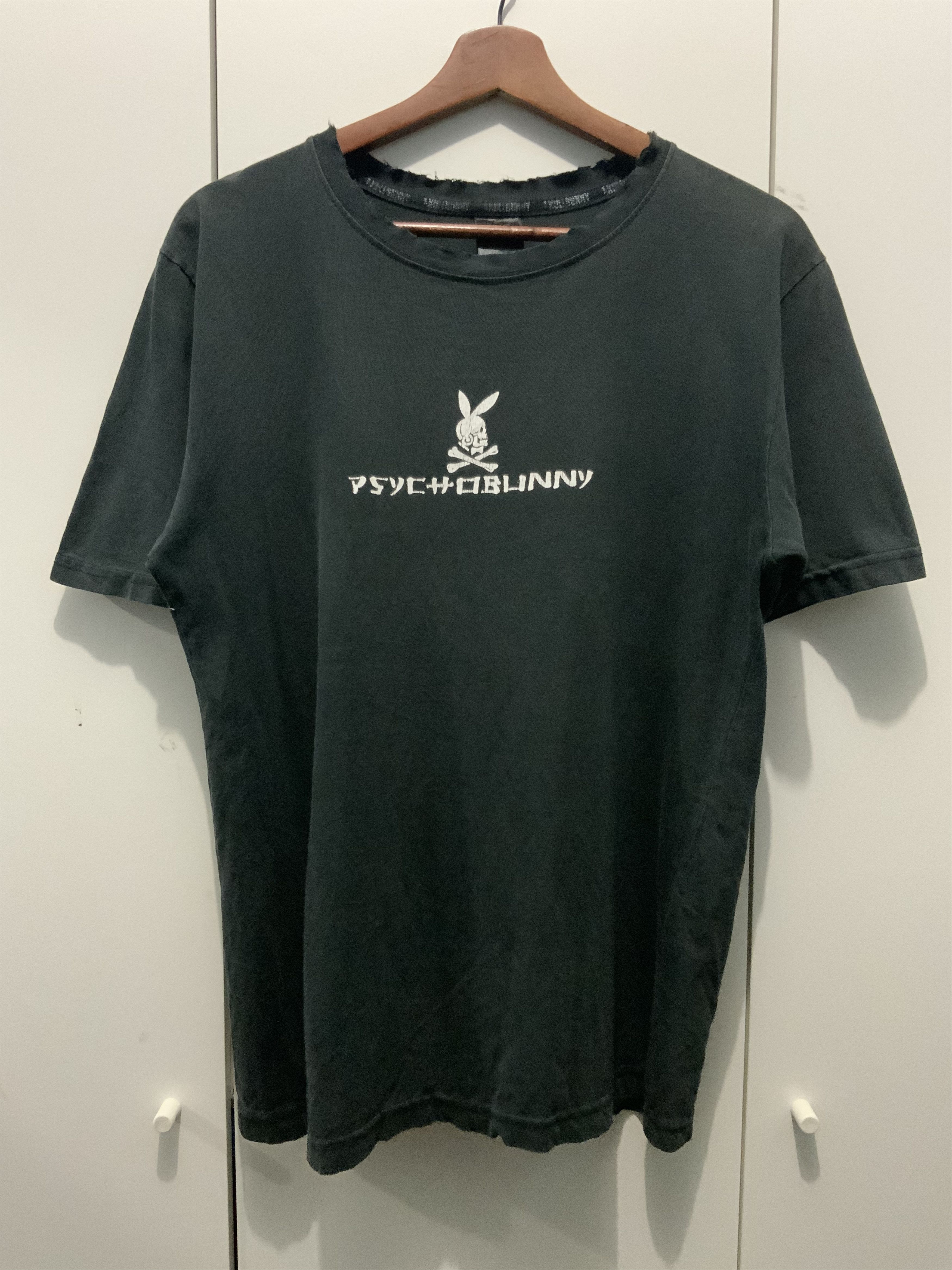 Psycho Bunny Psycho Bunny Distressed Avant Garde Kmrii Style Tee Size US M / EU 48-50 / 2 - 1 Thumbnail