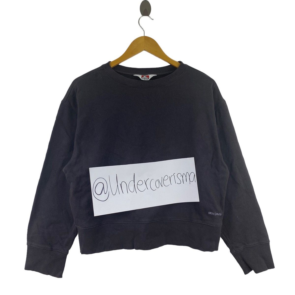 Ben Davis Vintage 90s BEN DAVIS Streetwear Black Sweatshirt Size US L / EU 52-54 / 3 - 1 Thumbnail