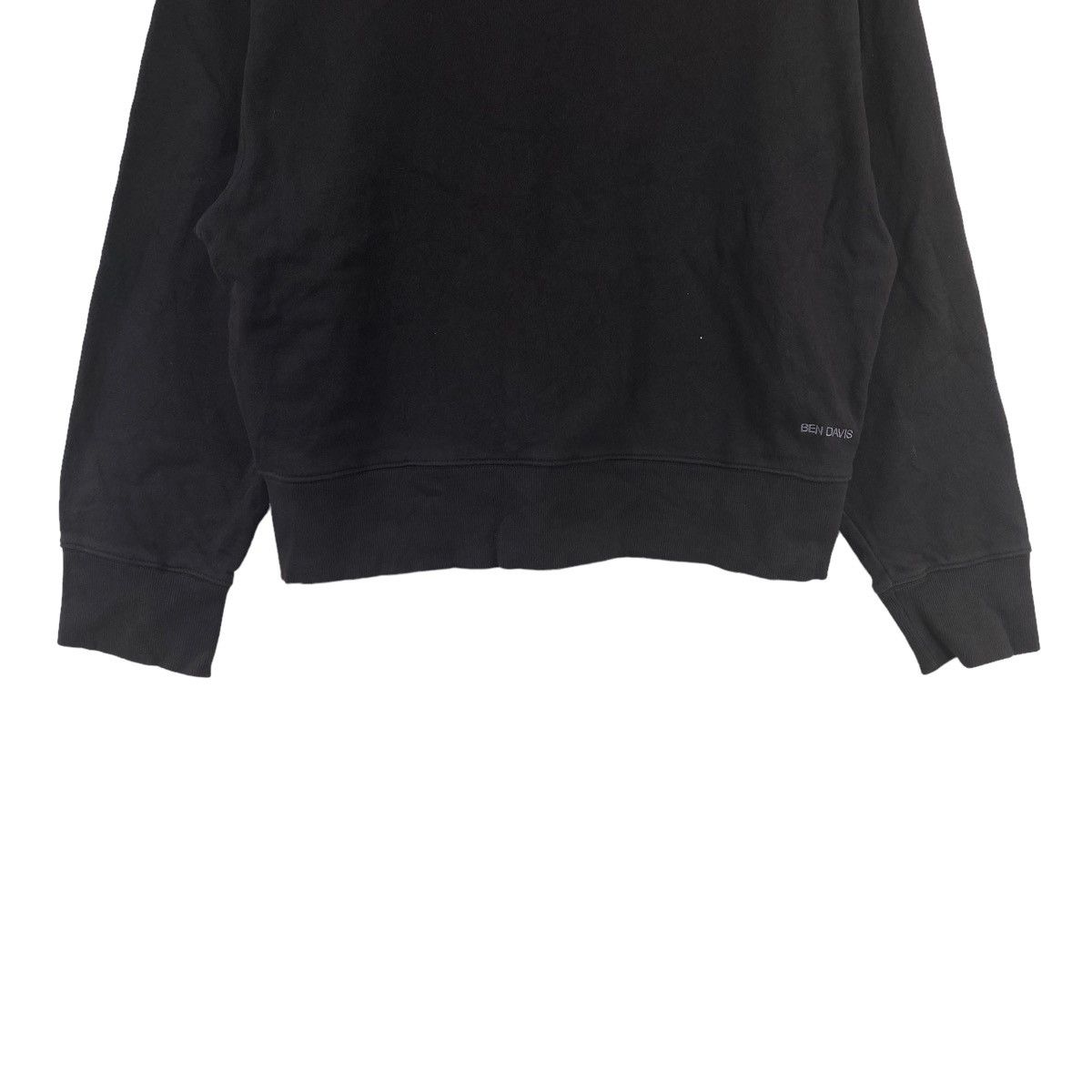 Ben Davis Vintage 90s BEN DAVIS Streetwear Black Sweatshirt Size US L / EU 52-54 / 3 - 3 Thumbnail