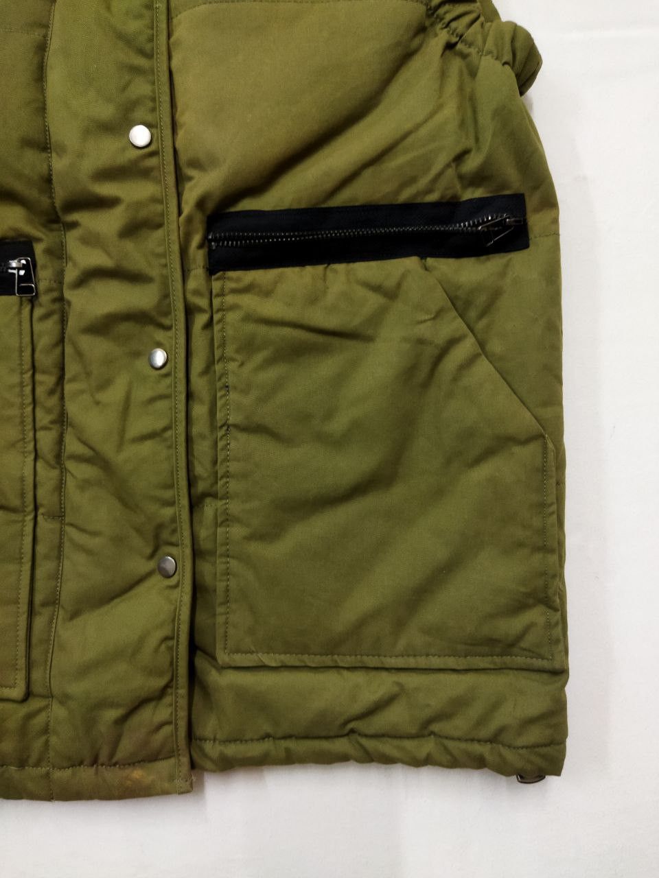 Japanese Brand Soul Plus Basic Army Style Distressed Vest Size US L / EU 52-54 / 3 - 6 Thumbnail