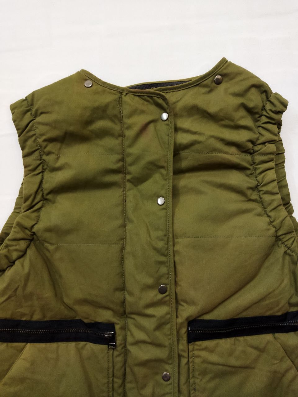 Japanese Brand Soul Plus Basic Army Style Distressed Vest Size US L / EU 52-54 / 3 - 7 Thumbnail