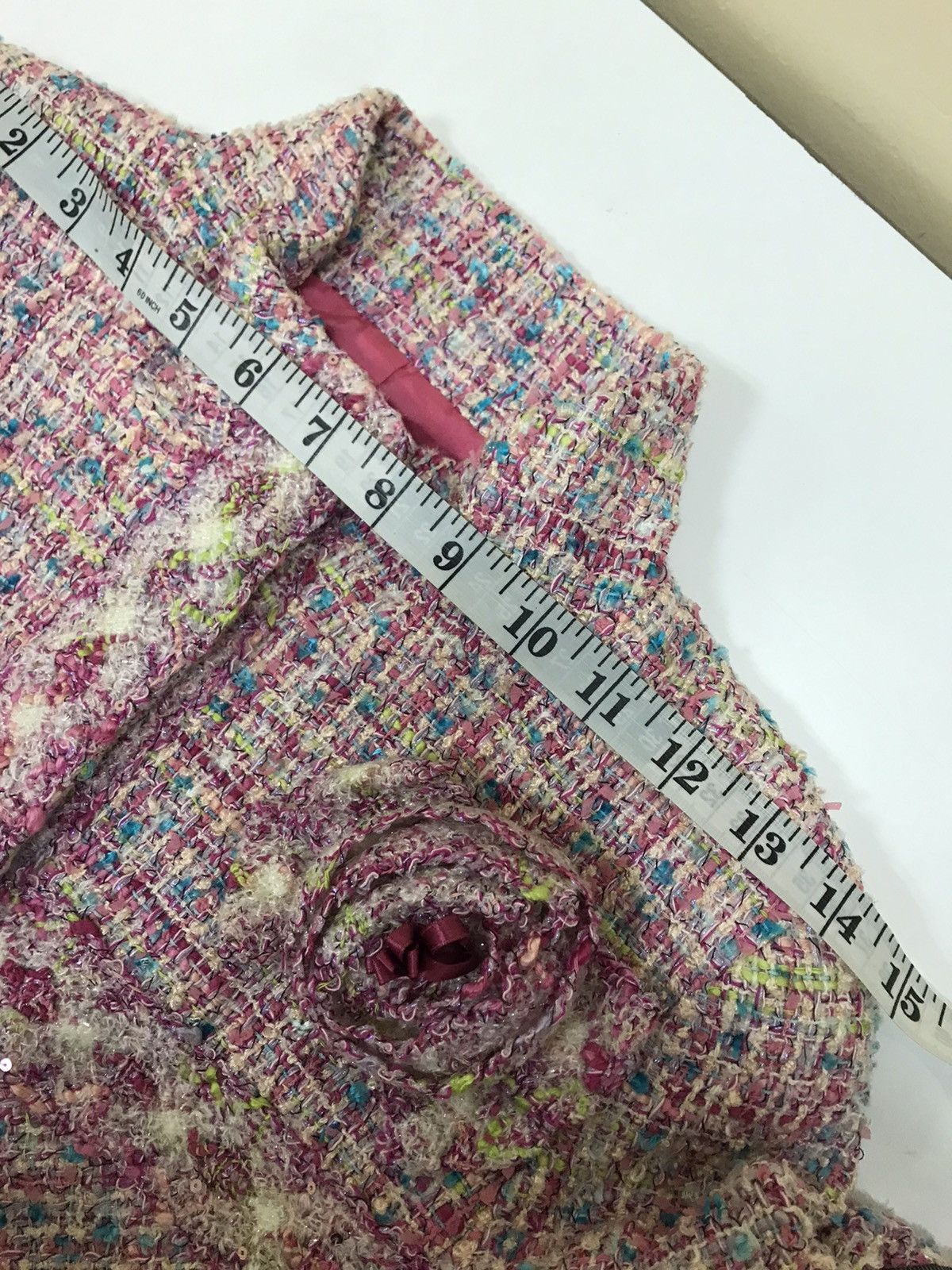 Austin Reed 💐 Austin Reed Paris Tweed Rose Jacket – Size M 💐 Size M / US 6-8 / IT 42-44 - 22 Thumbnail