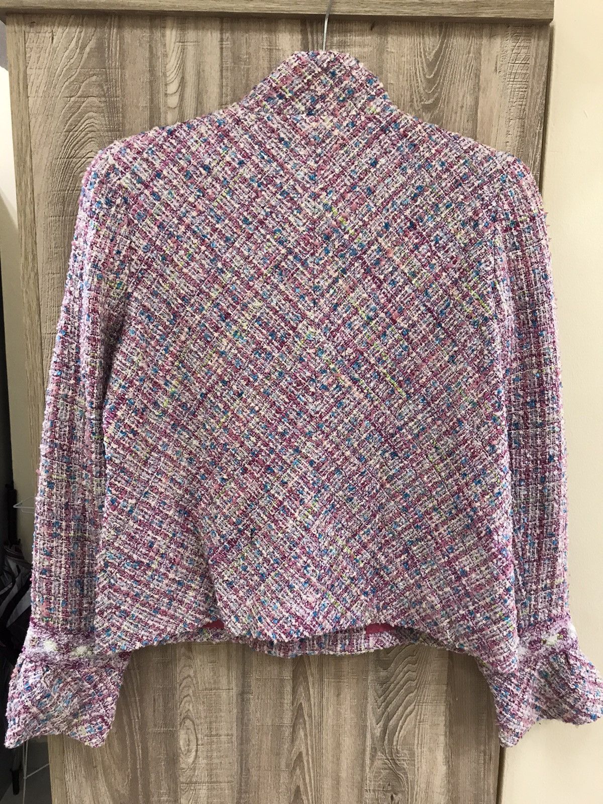 Austin Reed 💐 Austin Reed Paris Tweed Rose Jacket – Size M 💐 Size M / US 6-8 / IT 42-44 - 5 Thumbnail