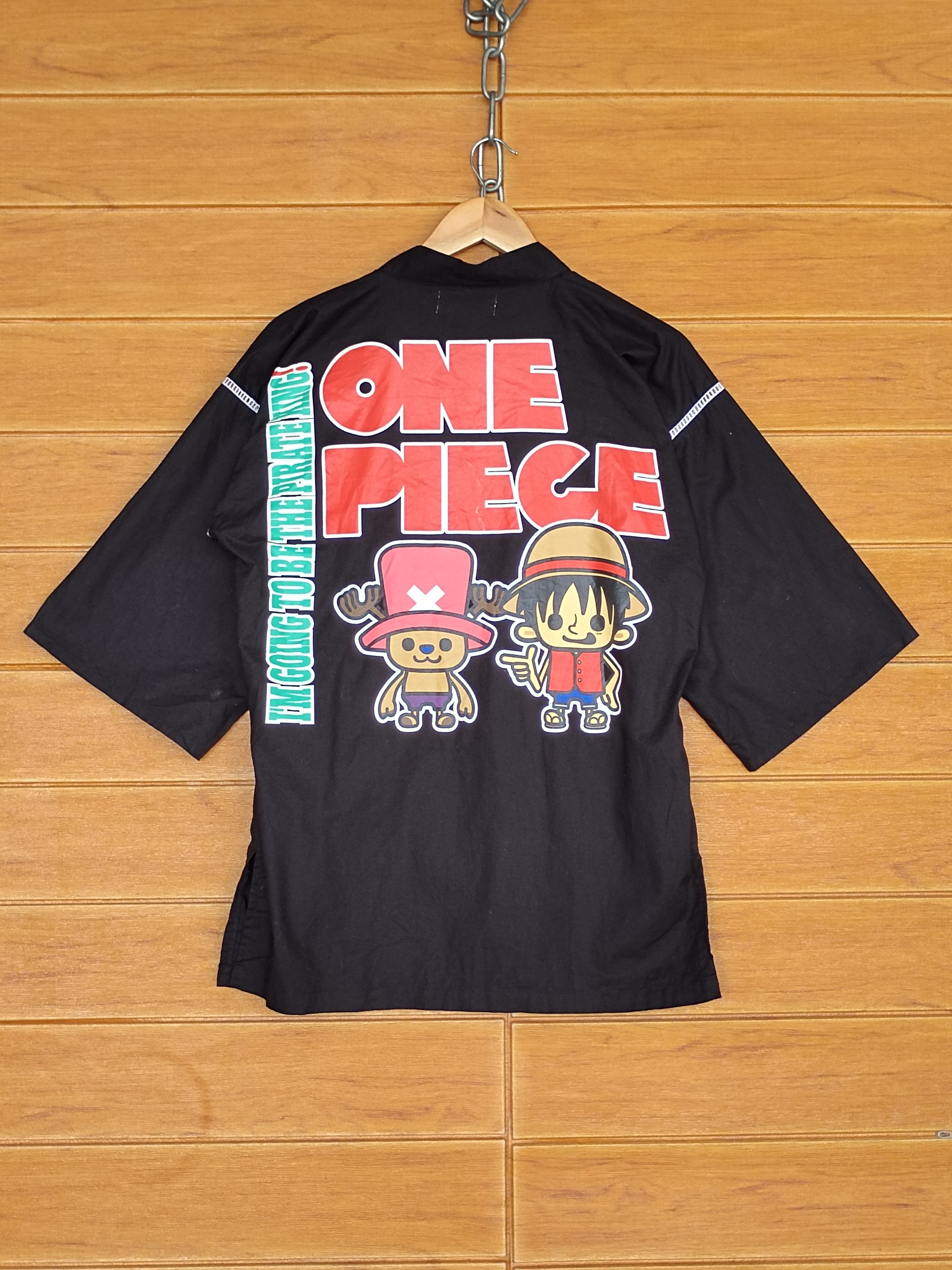 One Piece Vintage 1999 TV Animation Promo ONE PIECE Kimono Size US M / EU 48-50 / 2 - 2 Thumbnail