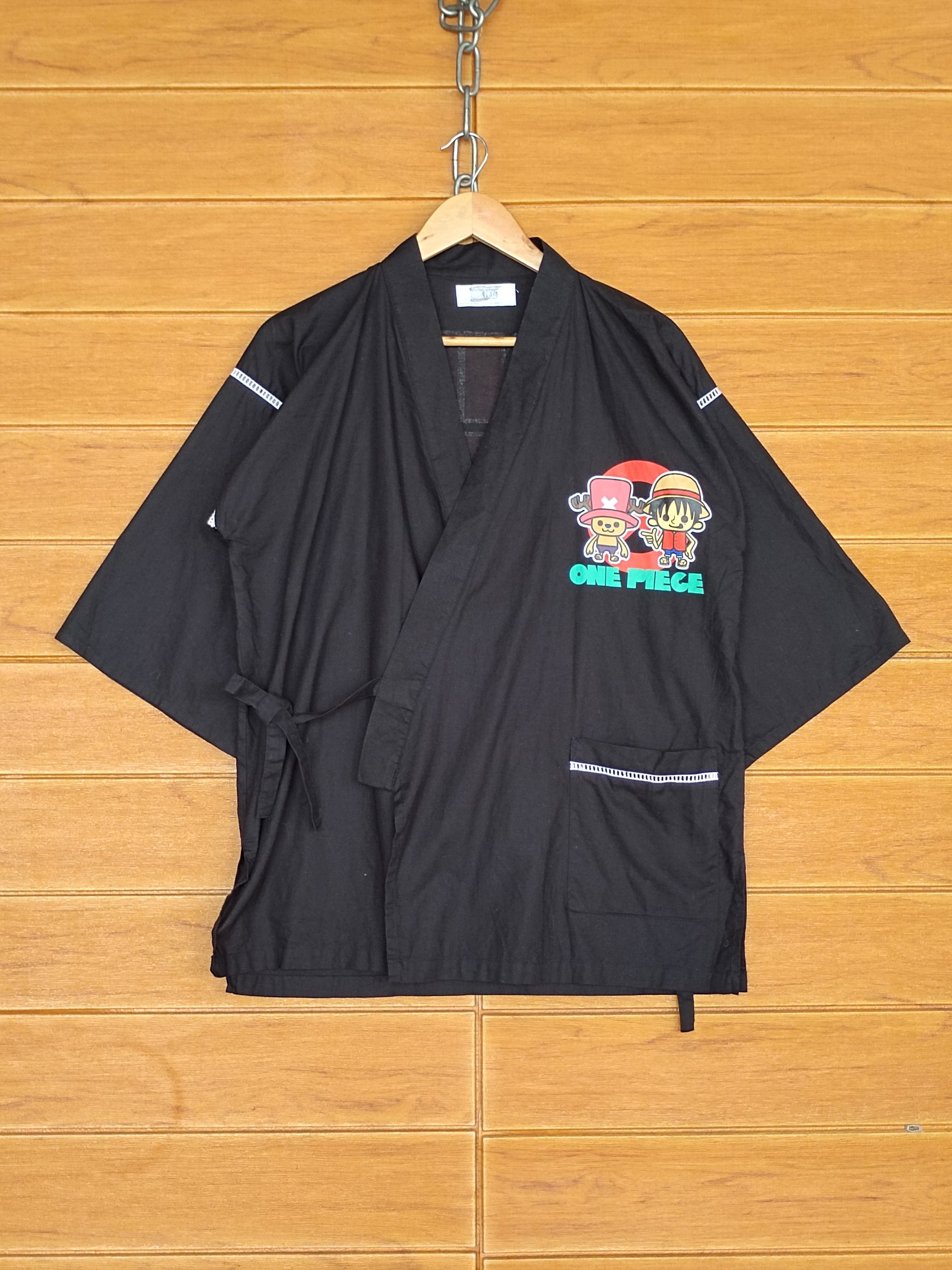 One Piece Vintage 1999 TV Animation Promo ONE PIECE Kimono Size US M / EU 48-50 / 2 - 5 Thumbnail
