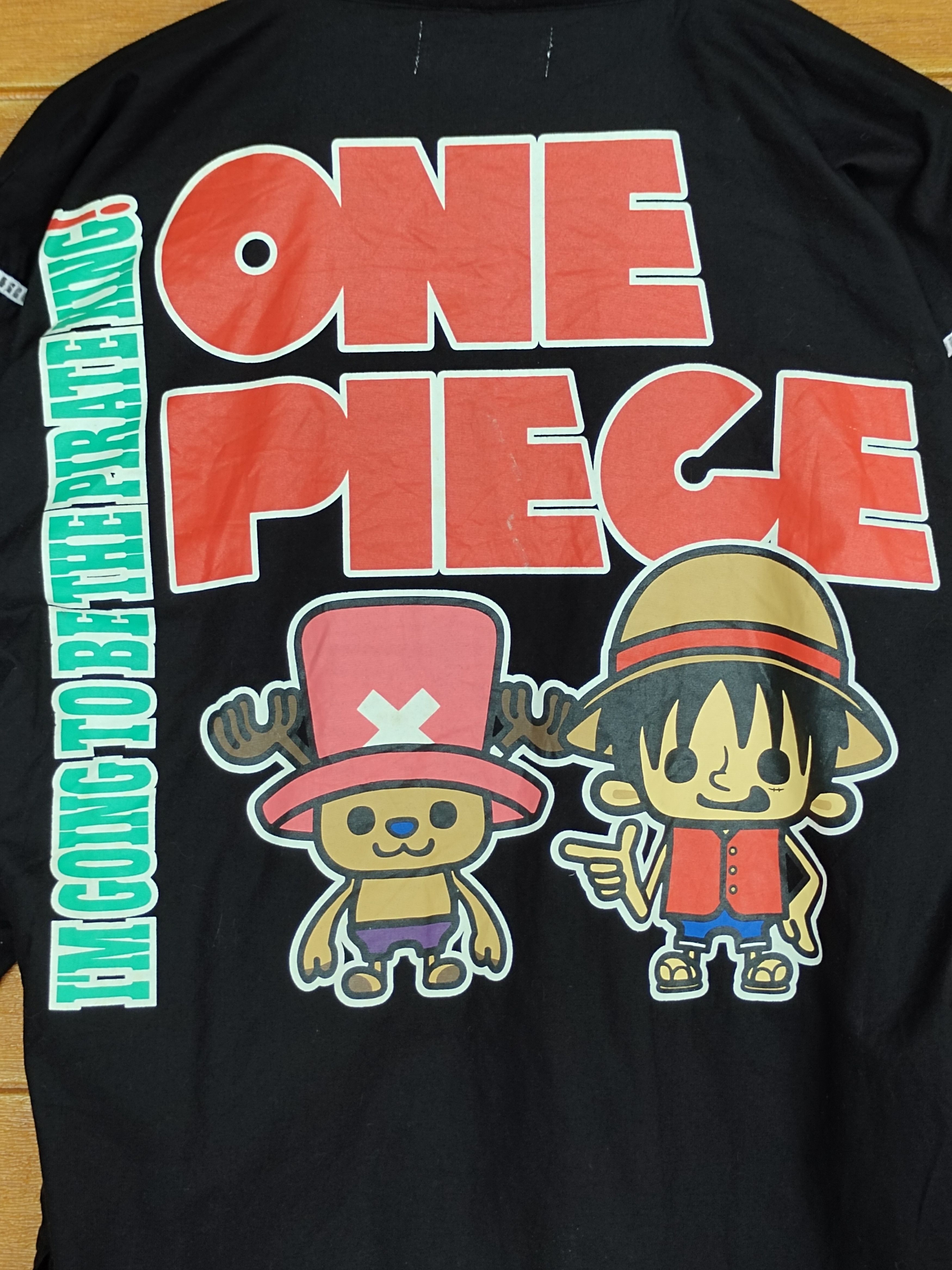 One Piece Vintage 1999 TV Animation Promo ONE PIECE Kimono Size US M / EU 48-50 / 2 - 3 Thumbnail