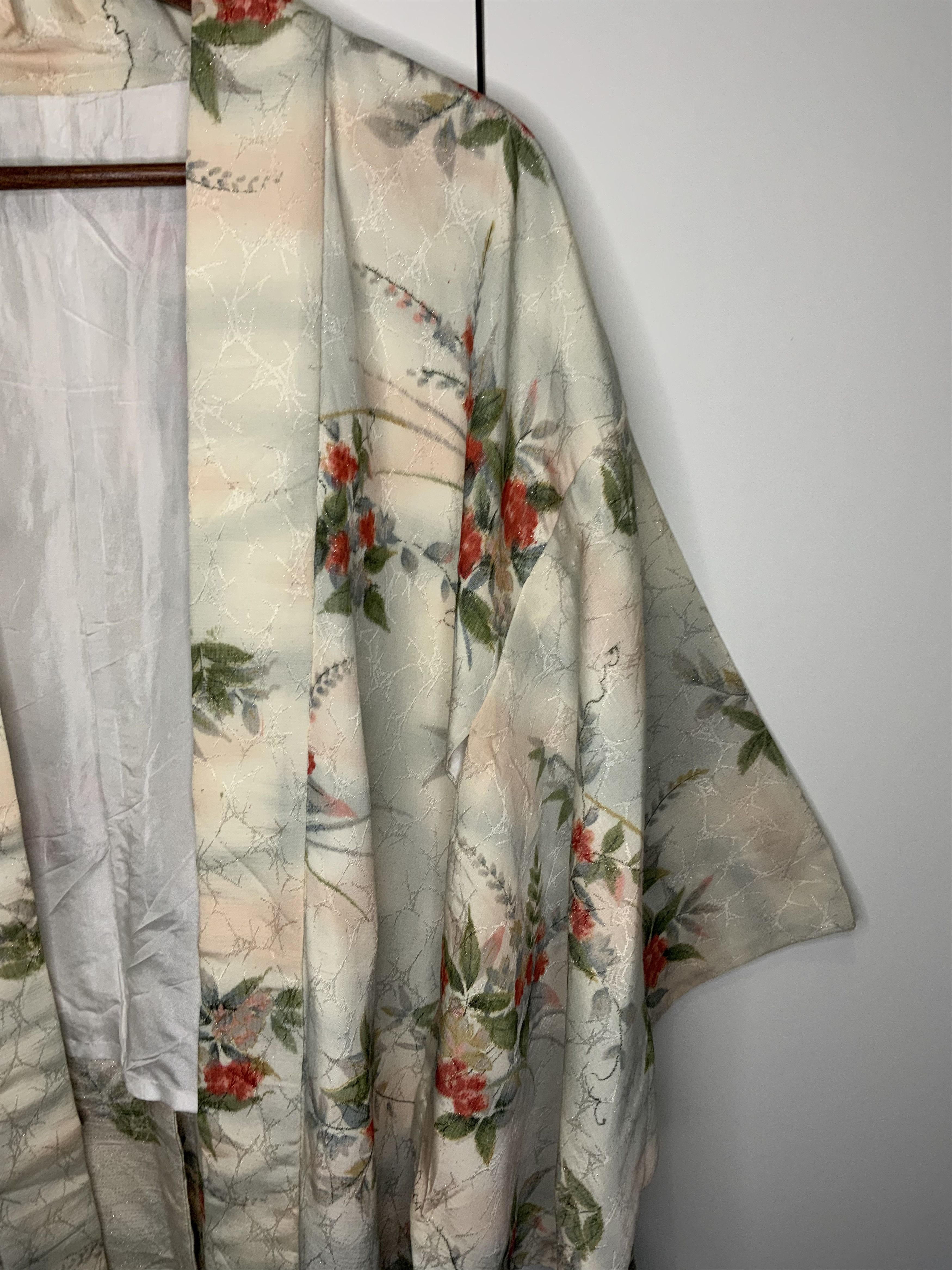 Vintage Vintage Cardigan Kimono Floral Japanese Traditional Size US L / EU 52-54 / 3 - 4 Thumbnail