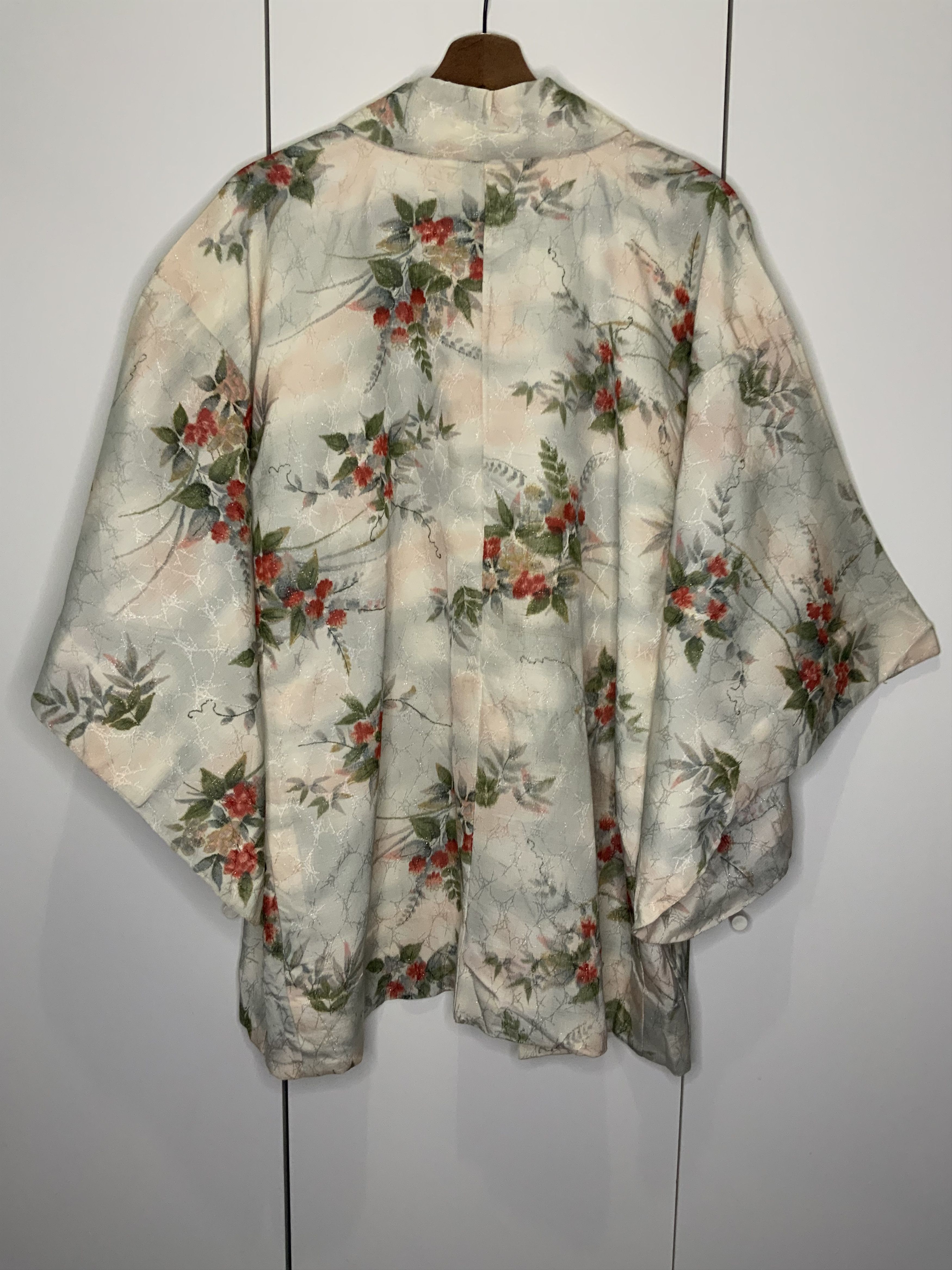 Vintage Vintage Cardigan Kimono Floral Japanese Traditional Size US L / EU 52-54 / 3 - 2 Thumbnail