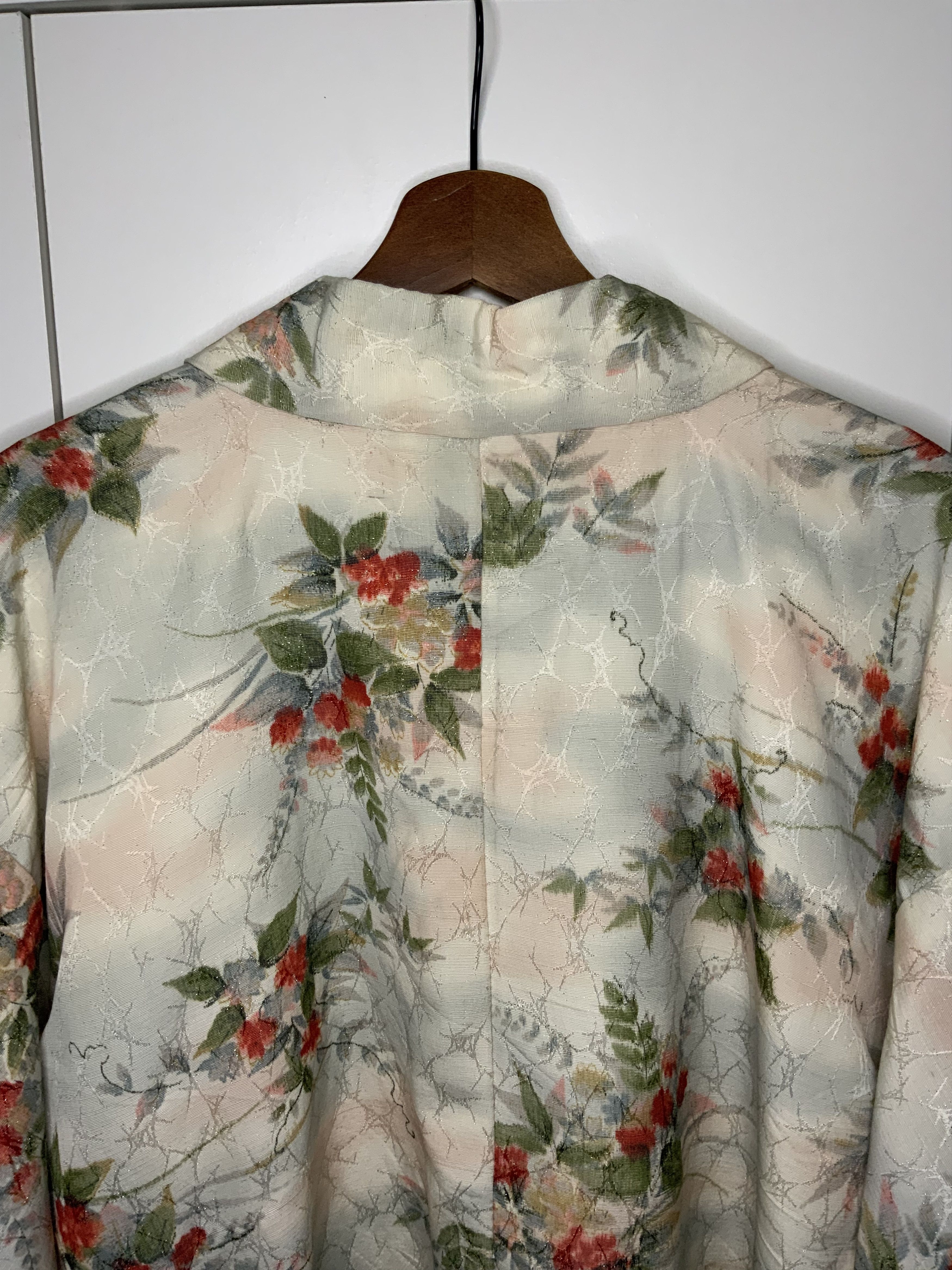Vintage Vintage Cardigan Kimono Floral Japanese Traditional Size US L / EU 52-54 / 3 - 12 Thumbnail