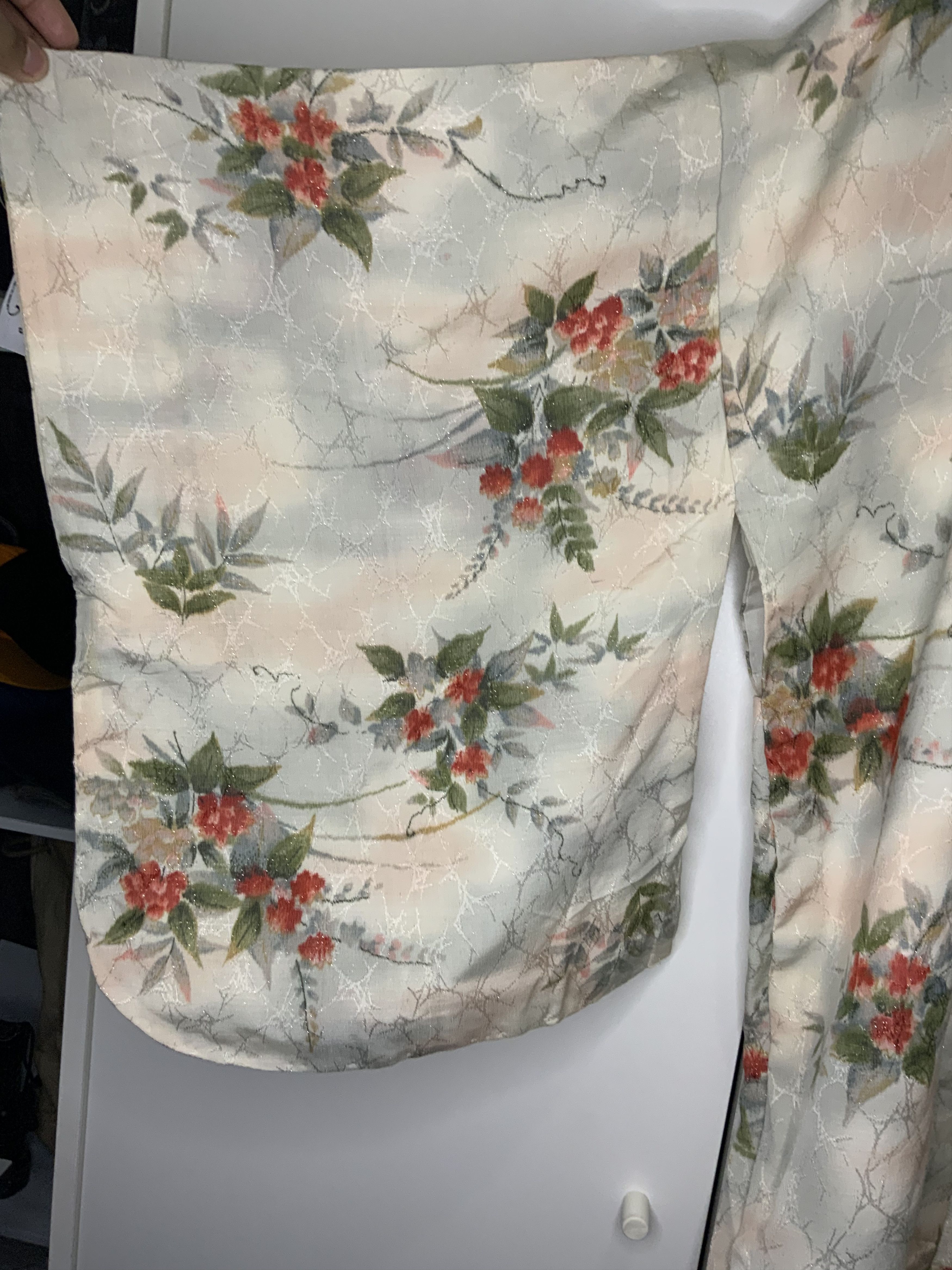 Vintage Vintage Cardigan Kimono Floral Japanese Traditional Size US L / EU 52-54 / 3 - 8 Thumbnail