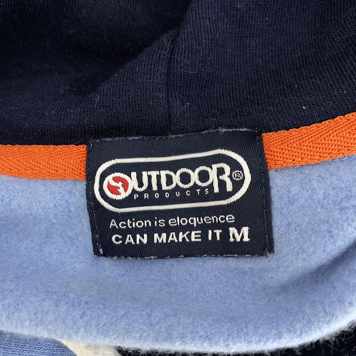 Other Vintage 90s OUTDOOR PRODUCT Big Logo Print Blue Hoodie Size US M / EU 48-50 / 2 - 4 Thumbnail