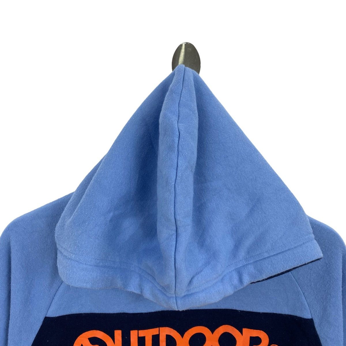 Other Vintage 90s OUTDOOR PRODUCT Big Logo Print Blue Hoodie Size US M / EU 48-50 / 2 - 2 Thumbnail