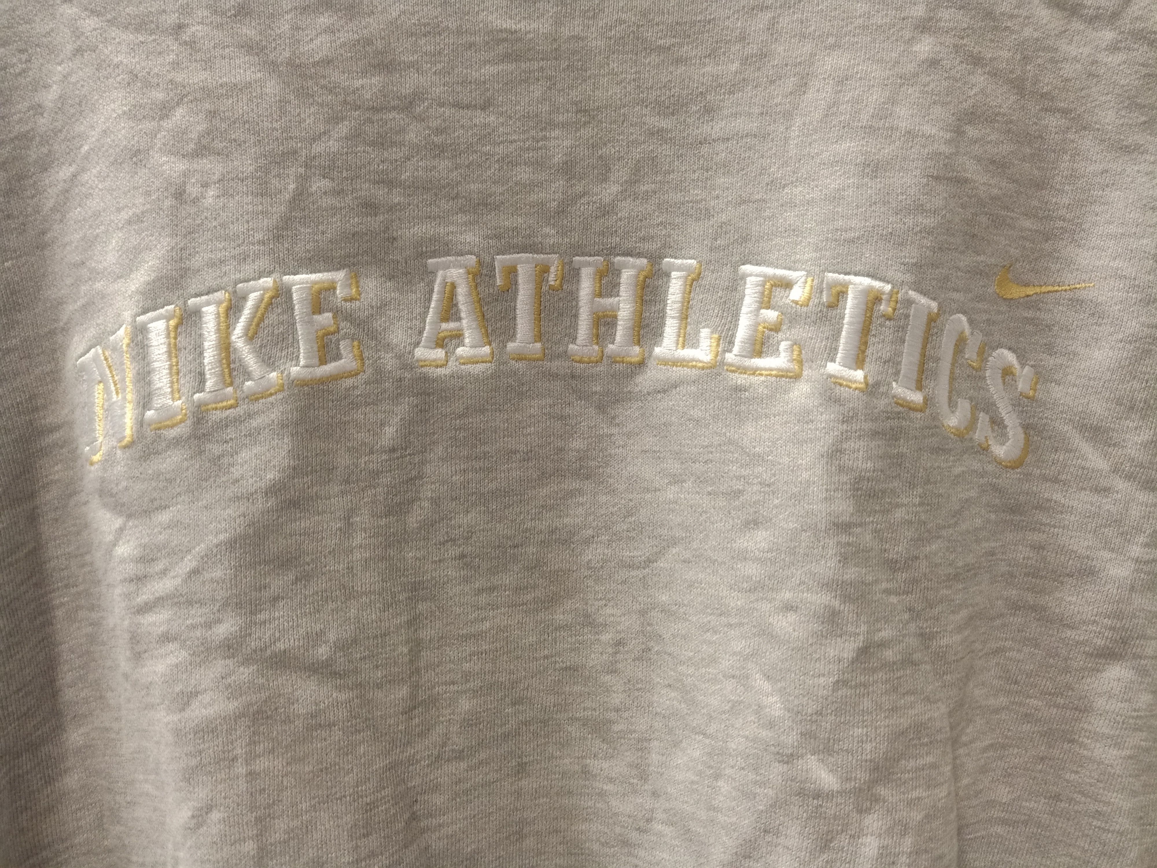 Nike × Vintage vintage sweatshirt nike athletics spell out embroidery Size US M / EU 48-50 / 2 - 2 Thumbnail