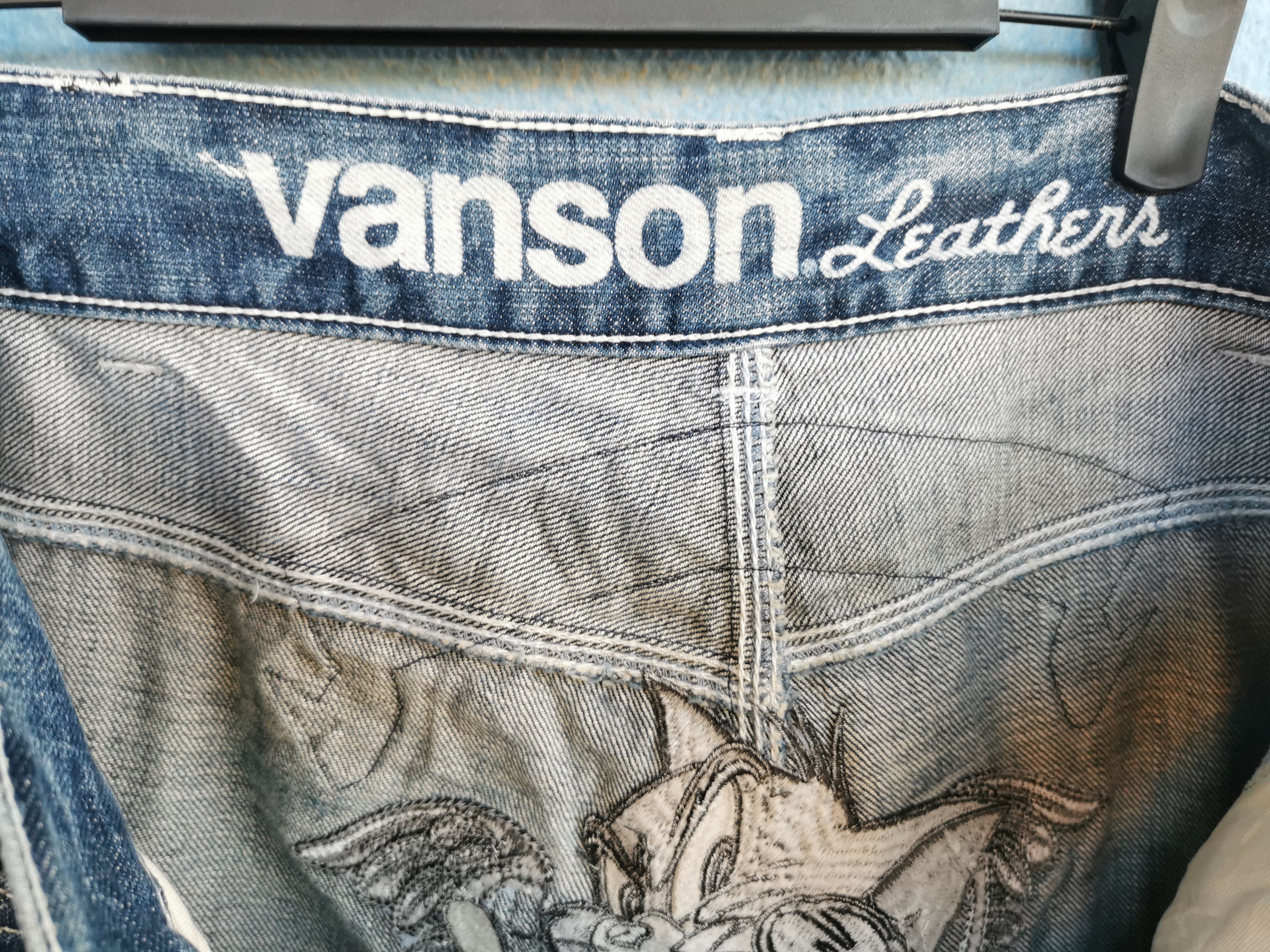Vanson Leathers Vanson X Tom & Jerry Straight Cut Distressed Denim Size US 32 / EU 48 - 8 Thumbnail