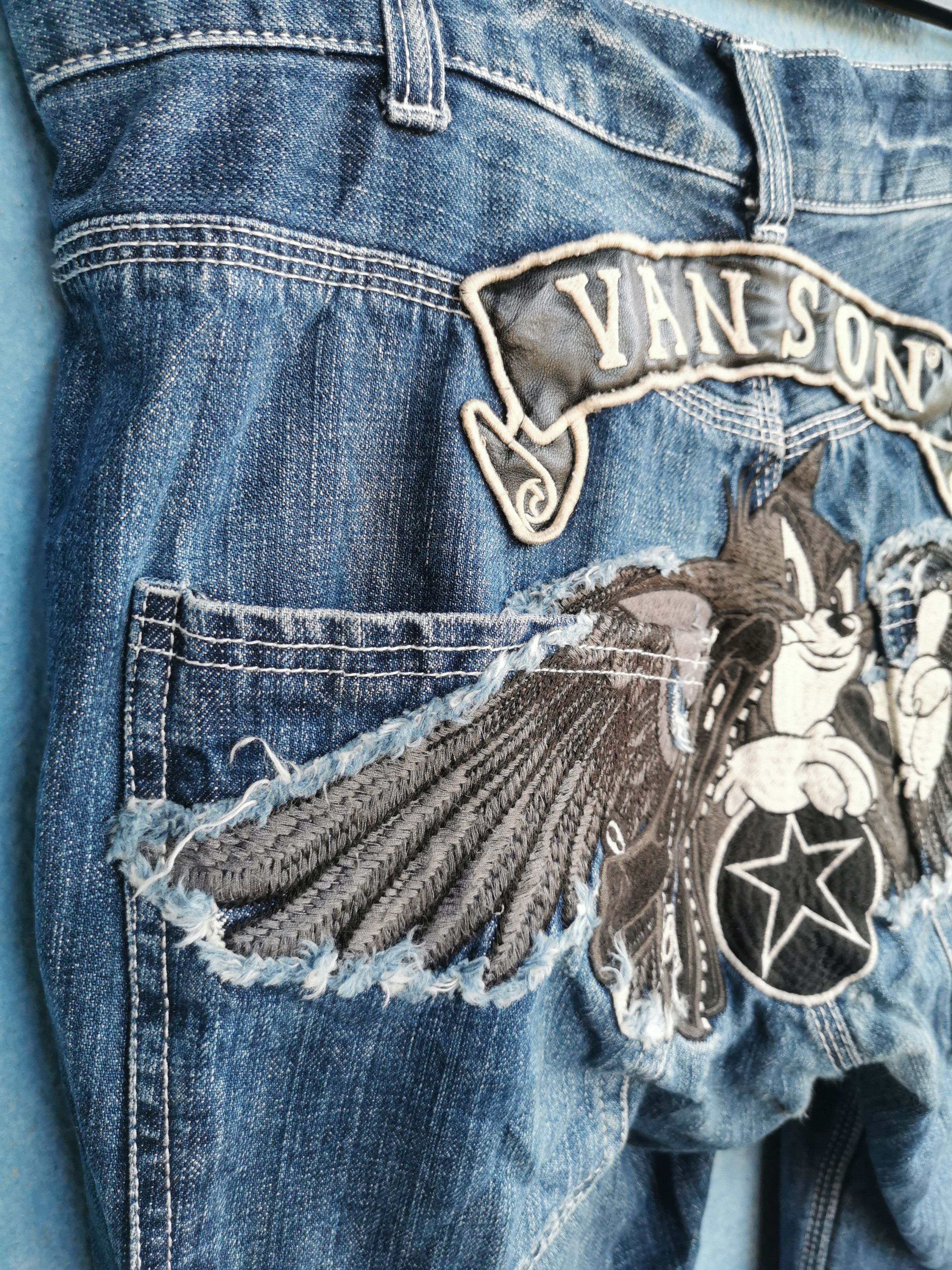 Vanson Leathers Vanson X Tom & Jerry Straight Cut Distressed Denim Size US 32 / EU 48 - 5 Thumbnail