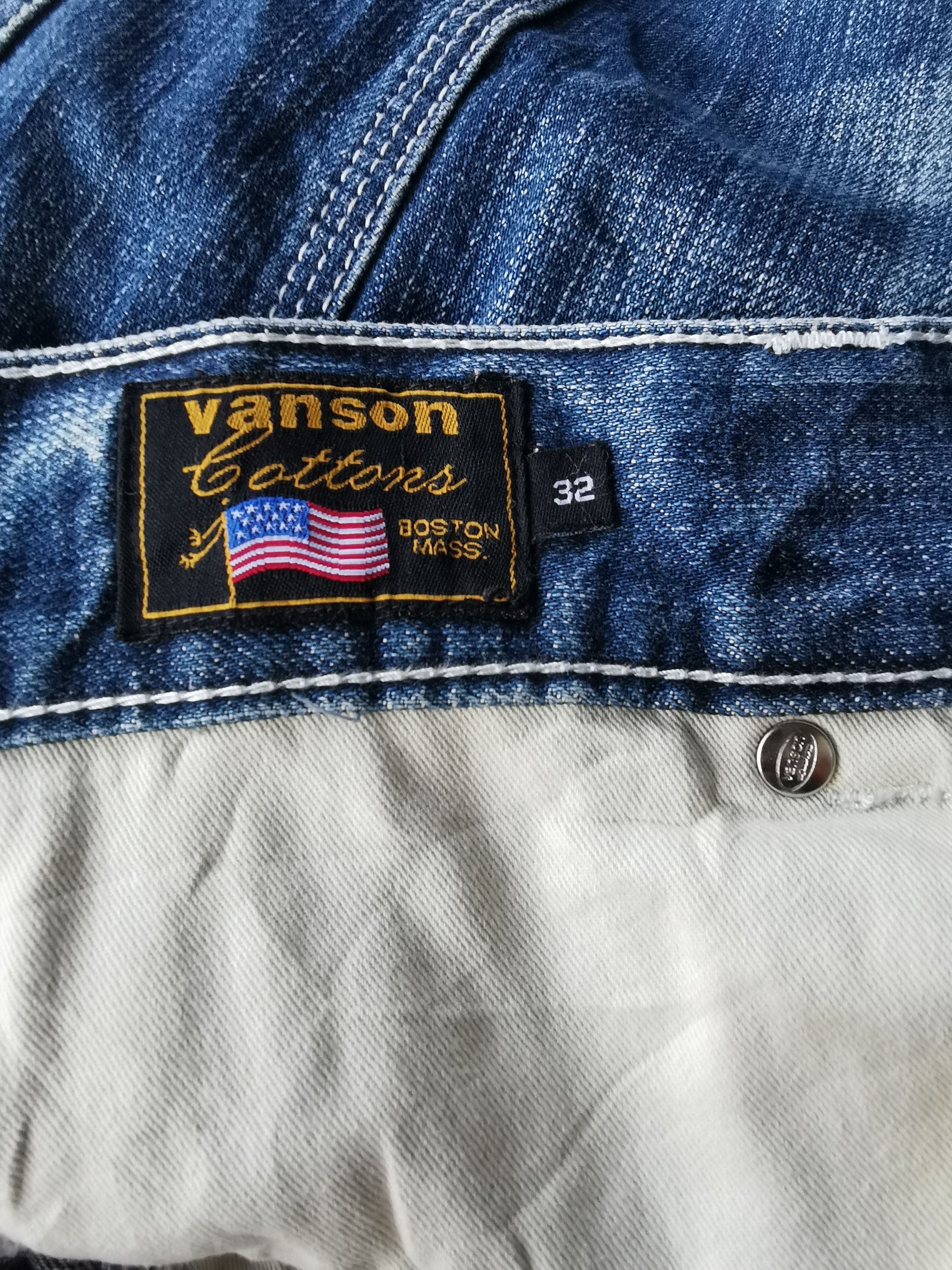Vanson Leathers Vanson X Tom & Jerry Straight Cut Distressed Denim Size US 32 / EU 48 - 11 Thumbnail