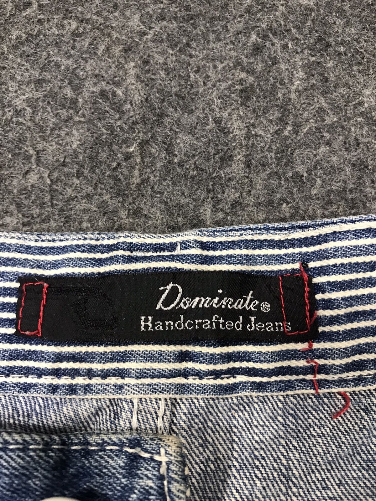 Japanese Brand × Vintage Vintage Dominate Double Waist Back Side Pocket Design Jeans Size US 34 / EU 50 - 14 Thumbnail