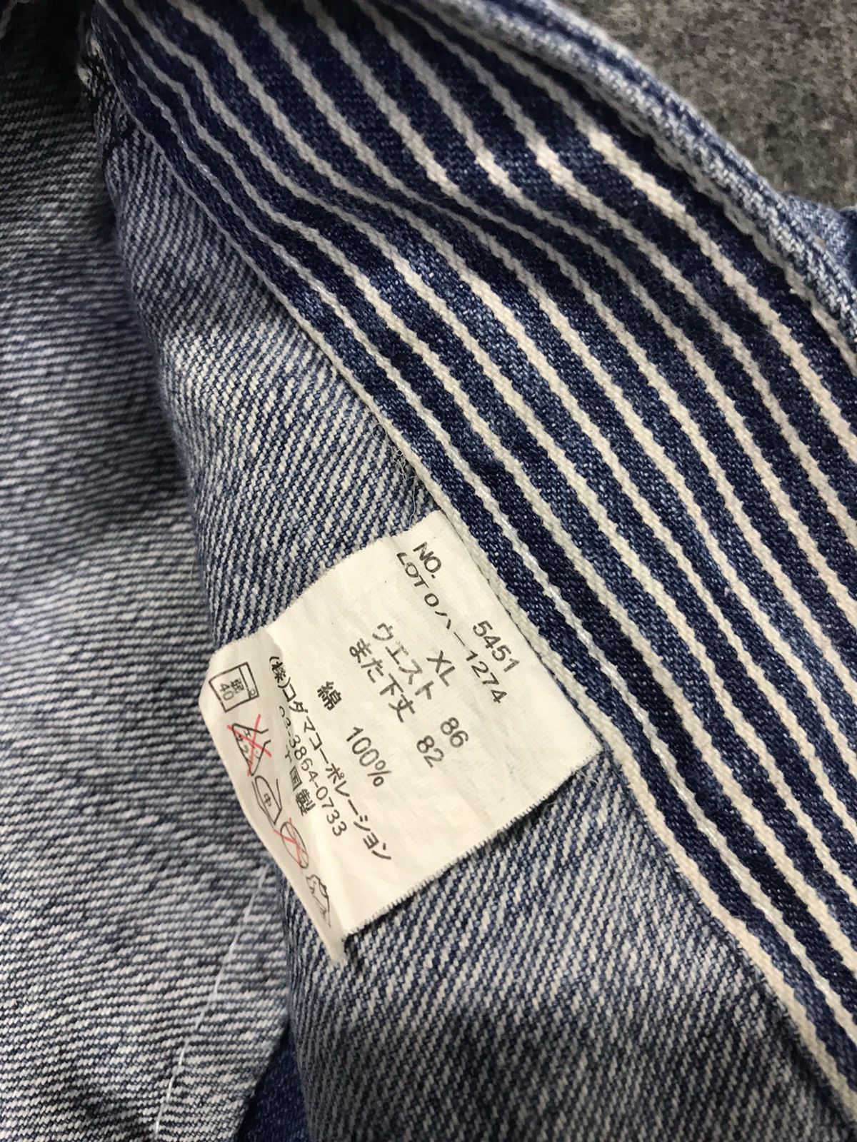 Japanese Brand × Vintage Vintage Dominate Double Waist Back Side Pocket Design Jeans Size US 34 / EU 50 - 15 Thumbnail