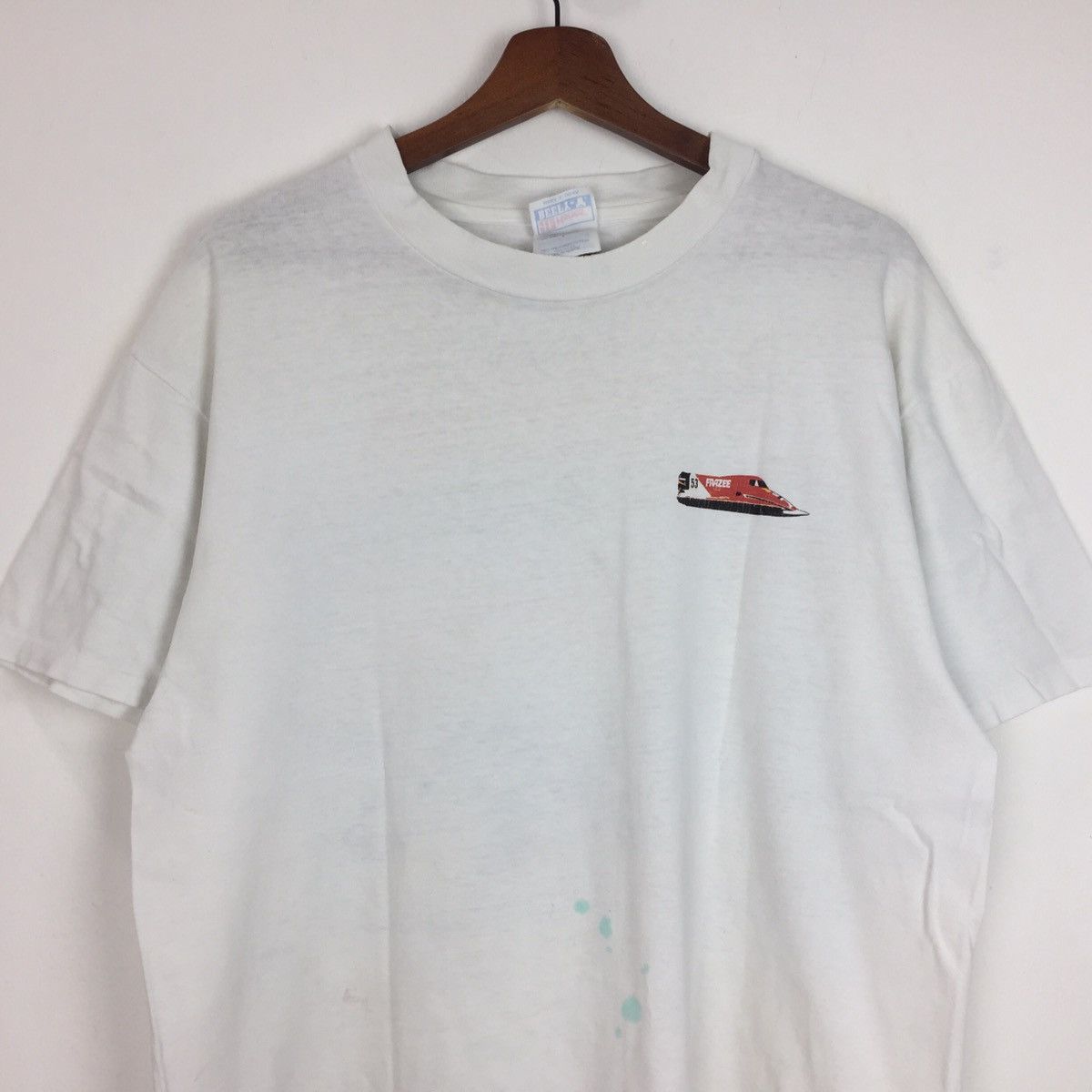 Hanes Vinatge Frazee F1 Racing Team‘95 Hanes Beffy Tee Size US L / EU 52-54 / 3 - 3 Thumbnail